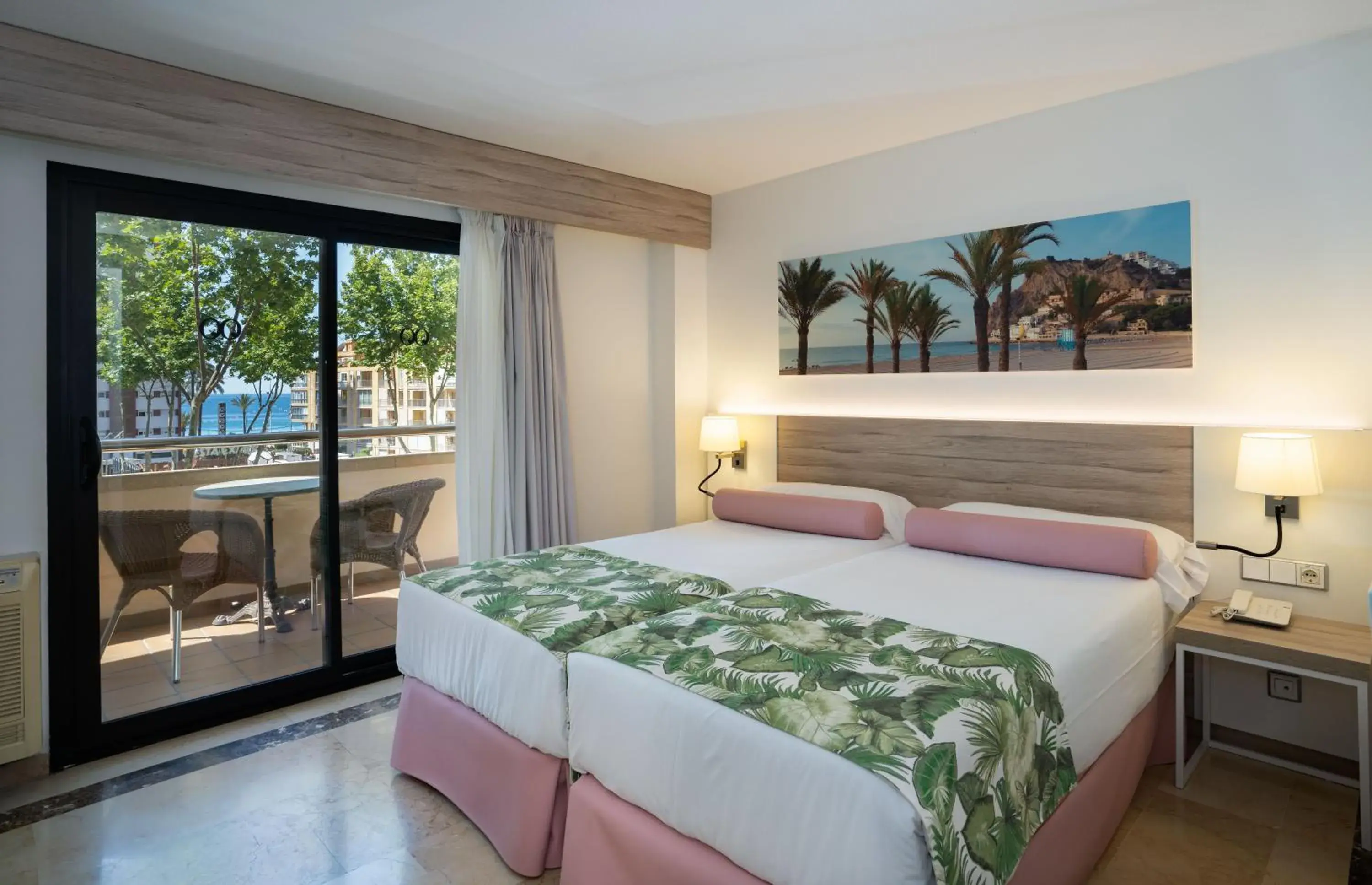 Balcony/Terrace, Bed in The Agir Springs Hotel by Medplaya Balcony/Terrace, Bed in The Agir Springs Hotel by Medplaya