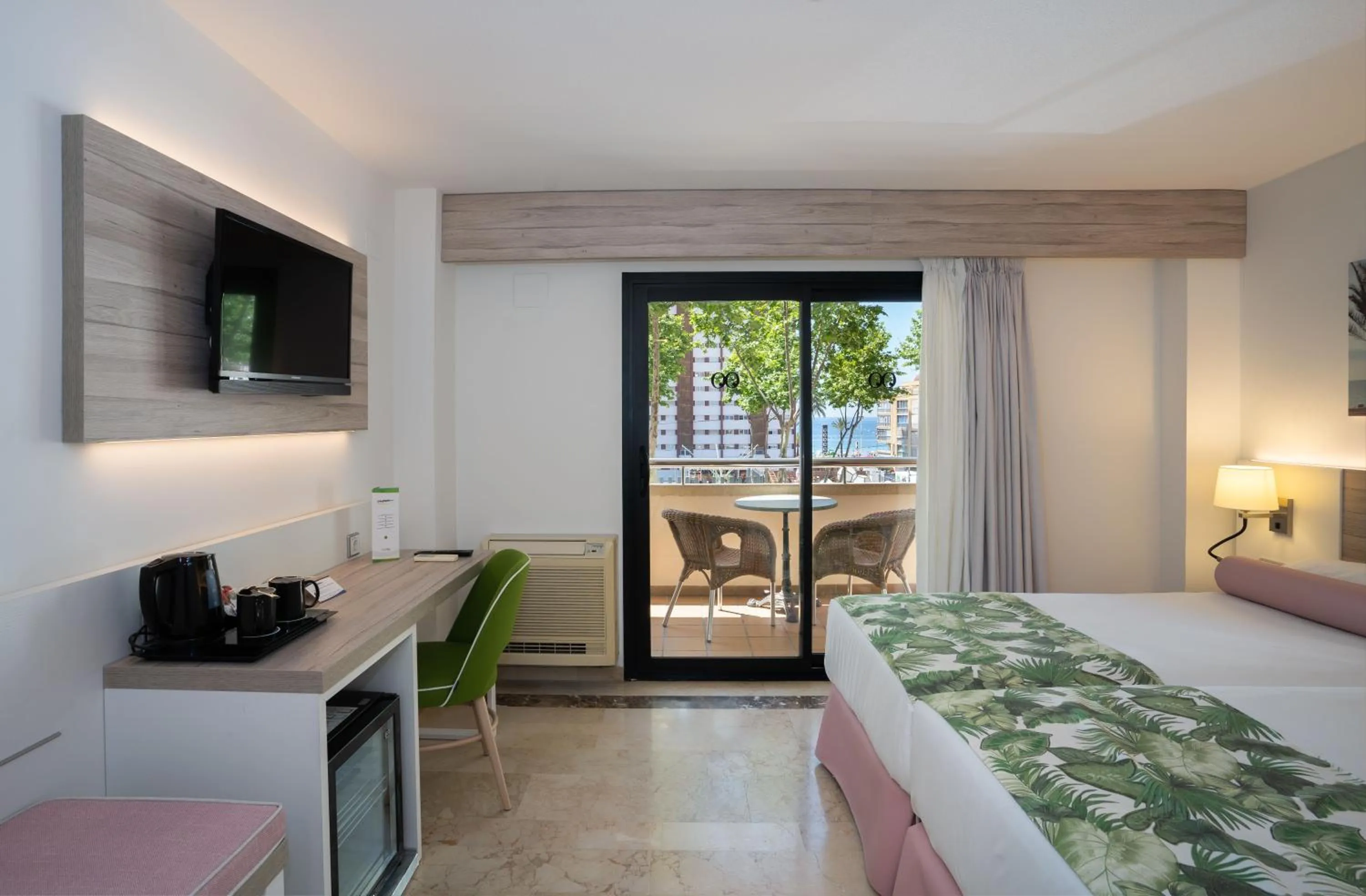 Balcony/Terrace, Bed in The Agir Springs Hotel by Medplaya