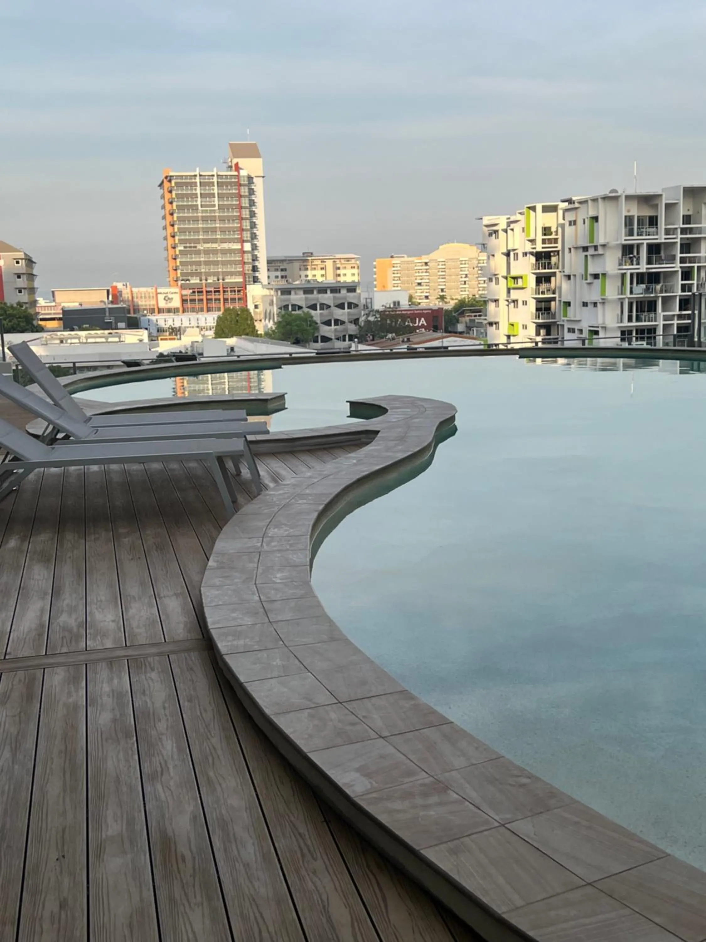 Swimming pool in Pandanas Apt 3 (Darwin CBD, Harbour views)