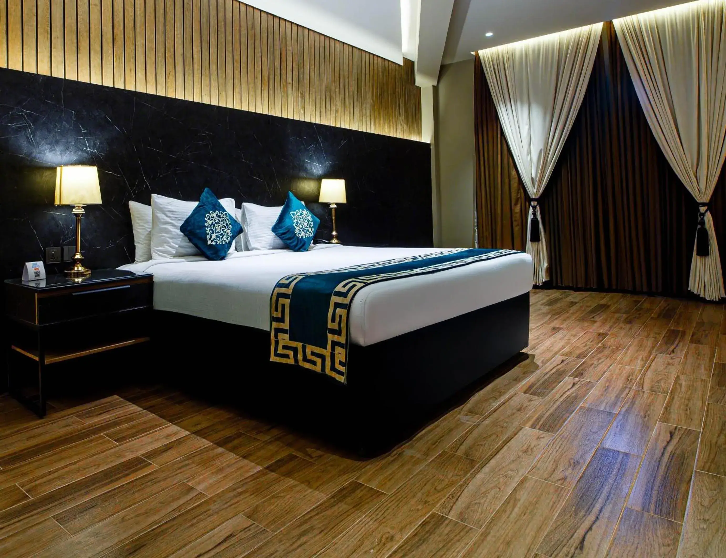 Bed in Hotel Hillview Islamabad Bed in Hotel Hillview Islamabad