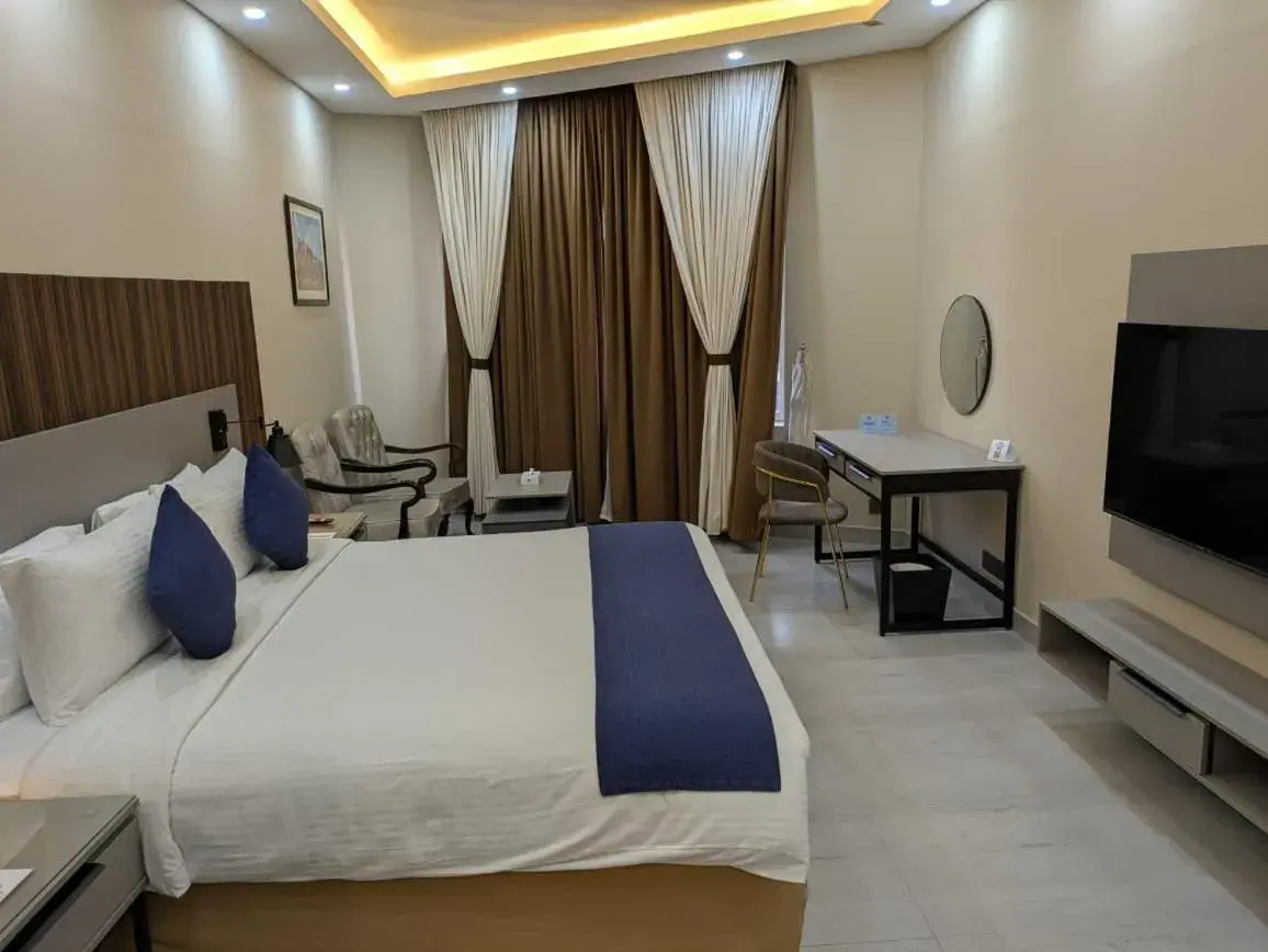 Bed in Hotel Hillview Islamabad Bed in Hotel Hillview Islamabad