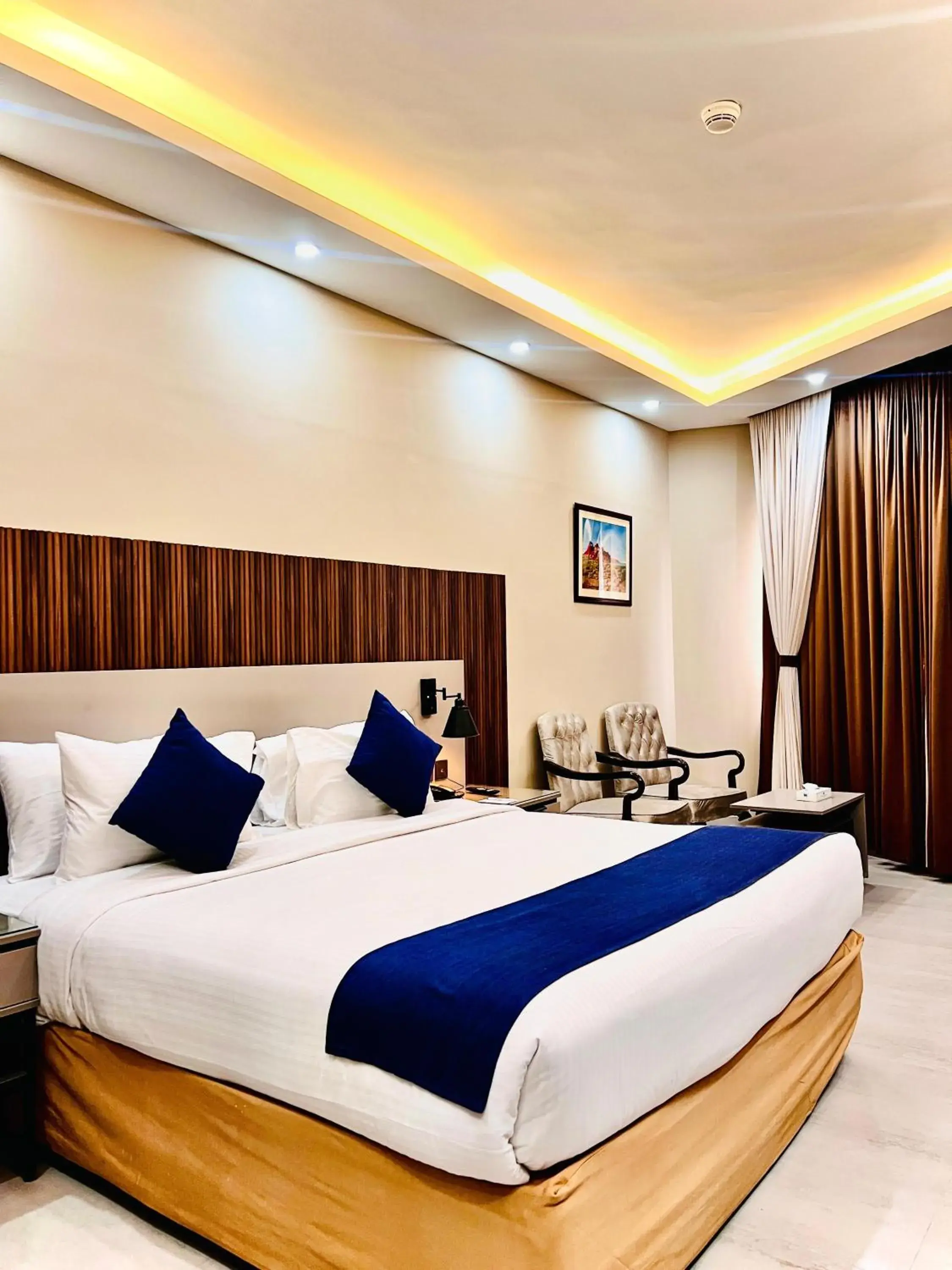 Bed in Hotel Hillview Islamabad Bed in Hotel Hillview Islamabad