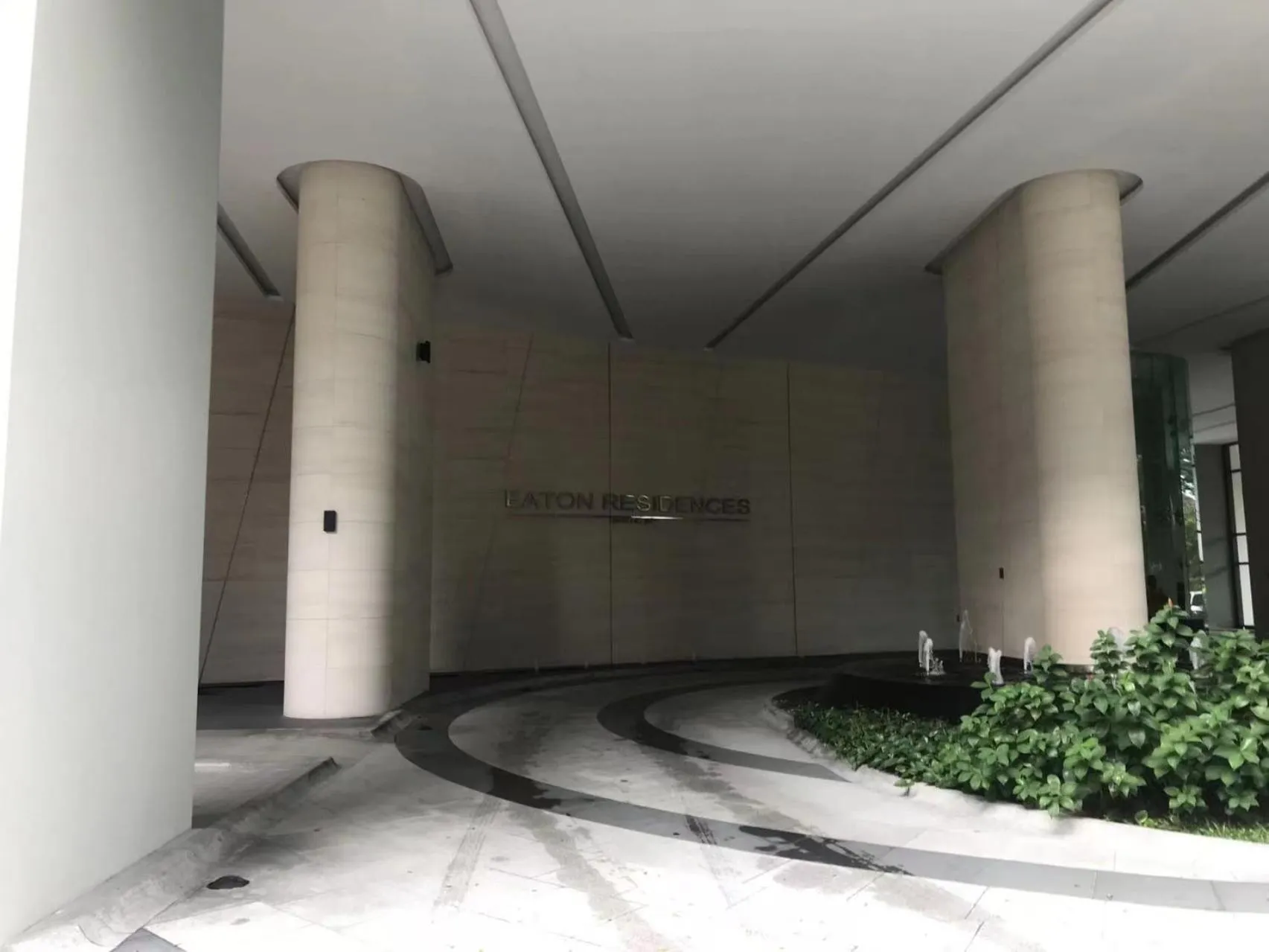Facade/entrance in Eaton Residences KLCC by WSD