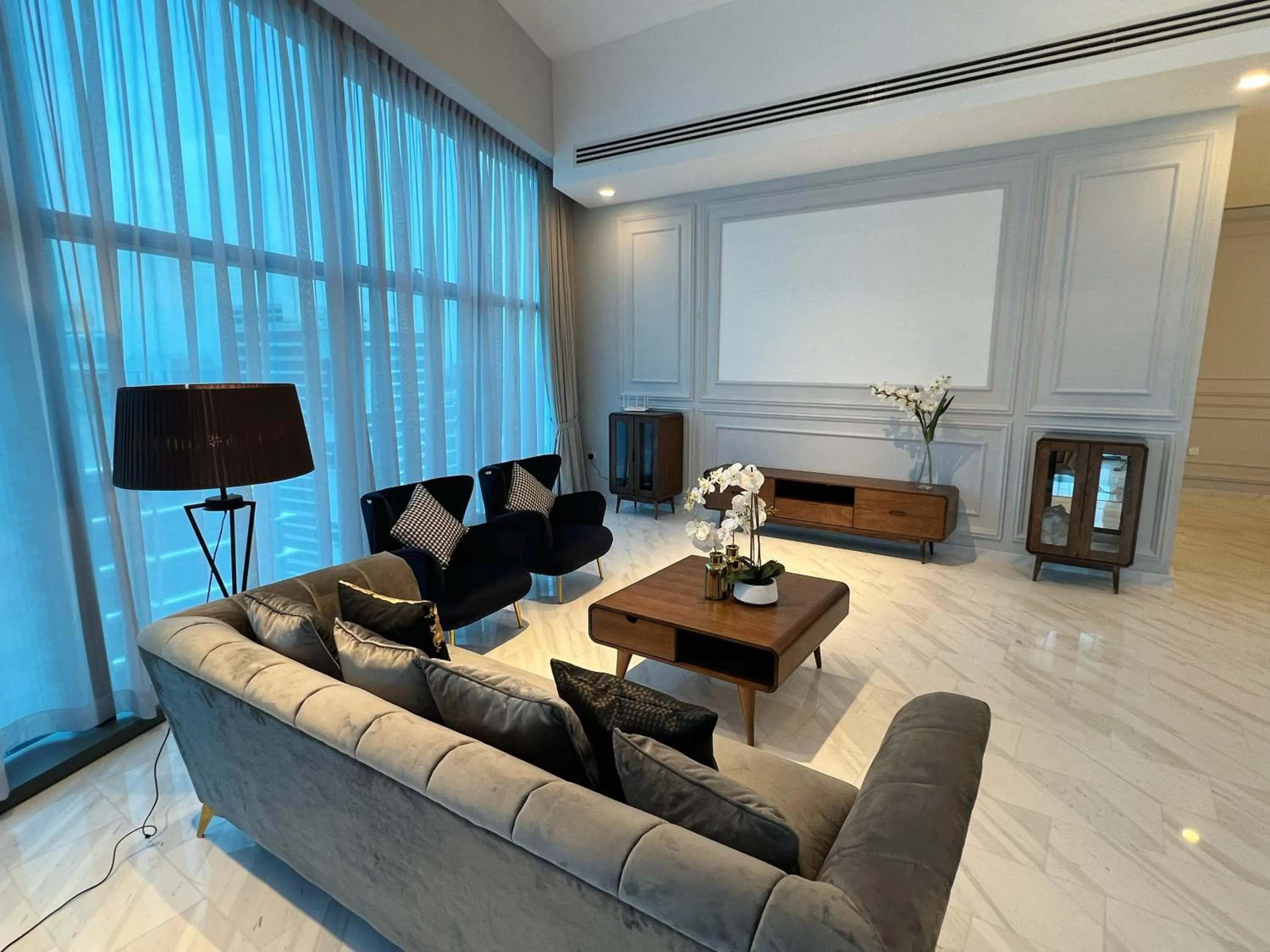 Seating area in Eaton Residences KLCC by WSD