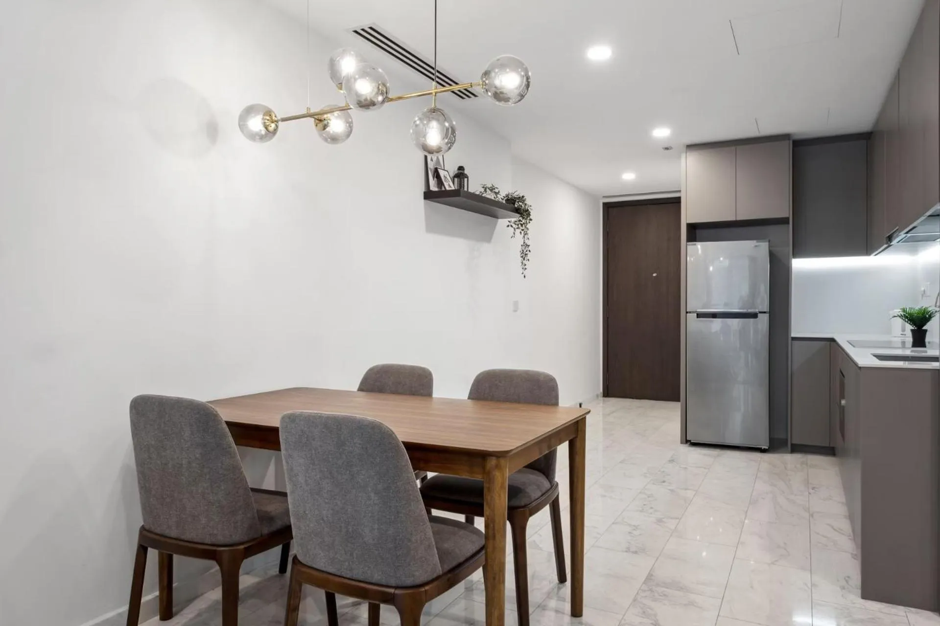 Kitchen or kitchenette in Eaton Residences KLCC by WSD