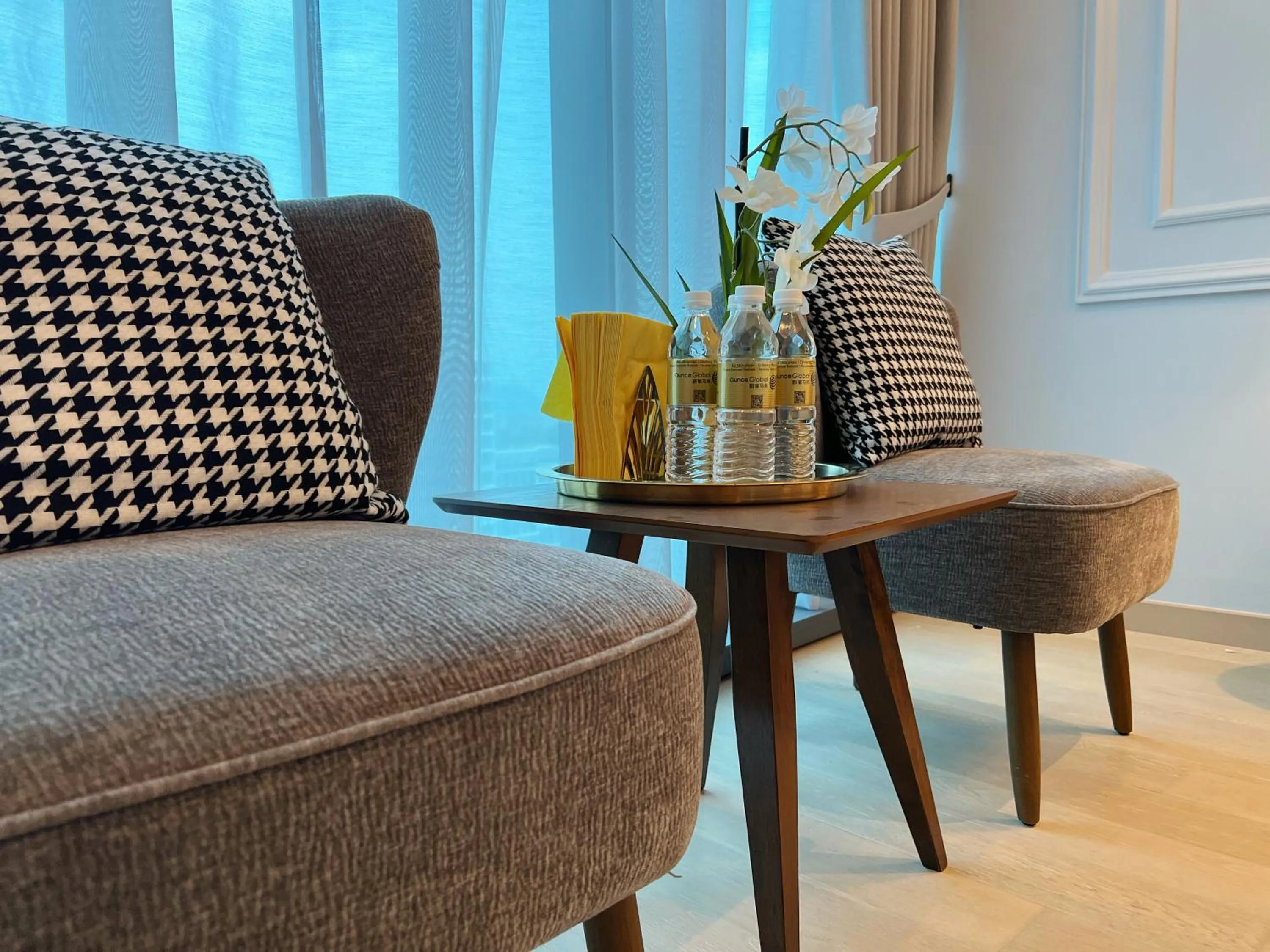 Seating area in Eaton Residences KLCC by WSD