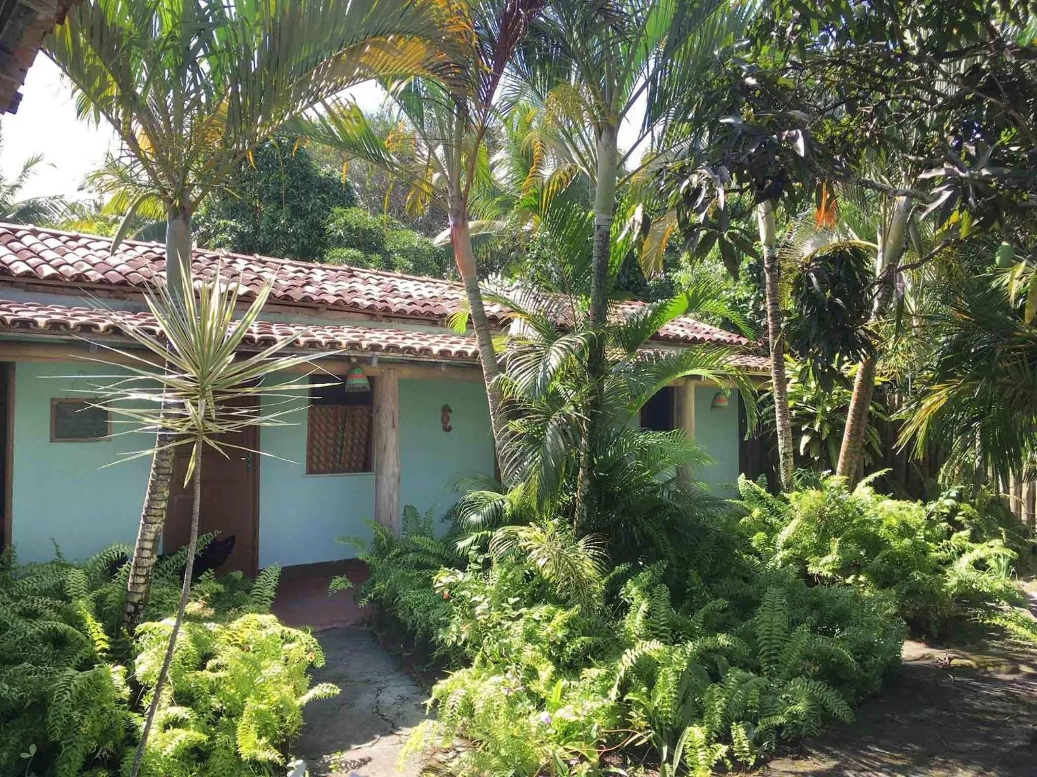 Garden in Pousada Deus mim Deu