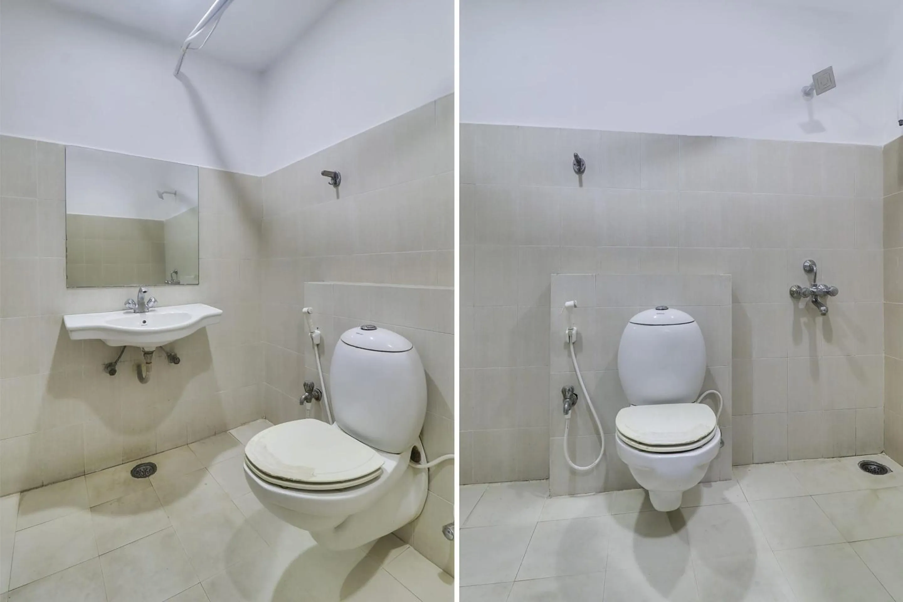 Bathroom in Super Hotel O Qualia Hotel Dilsukhnagar Near Dilsukhnagar Metro Station