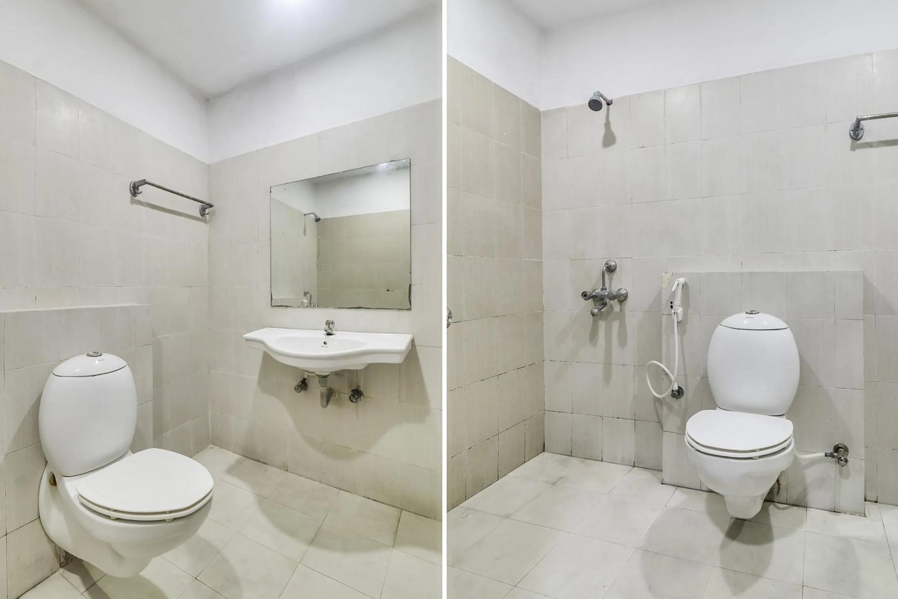 Bathroom in Super Hotel O Qualia Hotel Dilsukhnagar Near Dilsukhnagar Metro Station