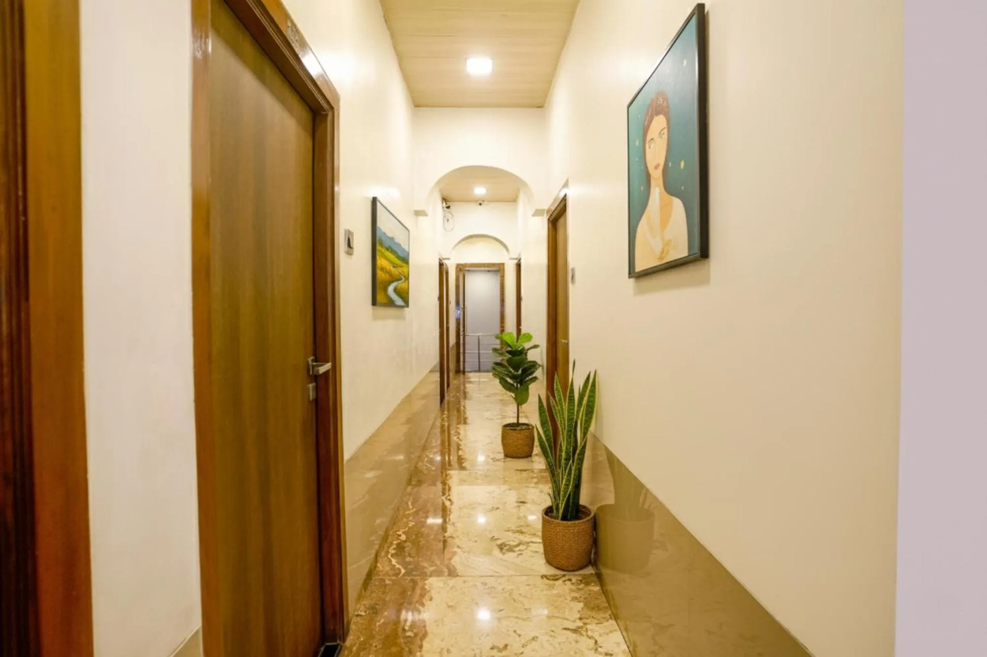 Lobby or reception in FabHotel Malali Residency