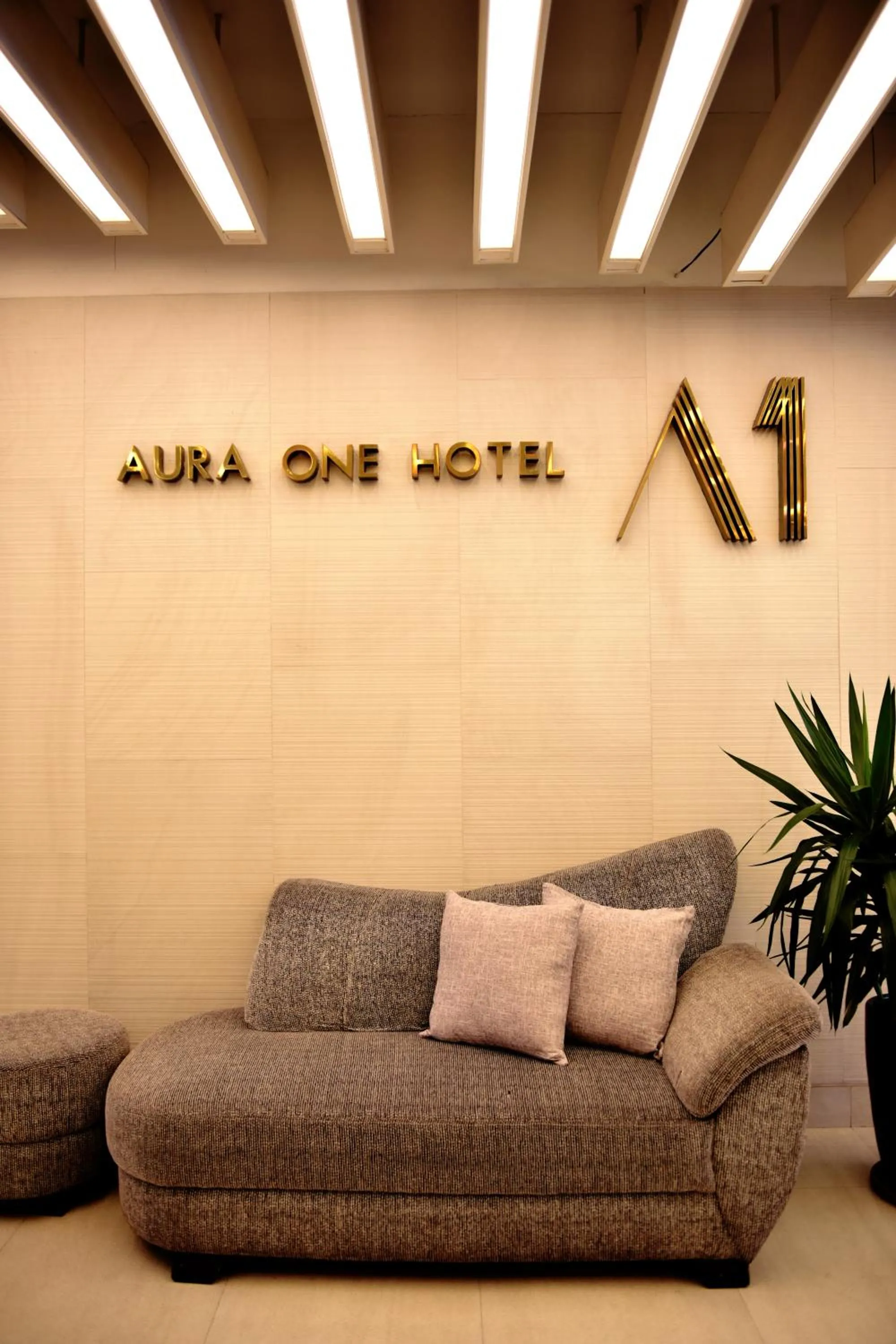 Seating area in Aura One Hotel