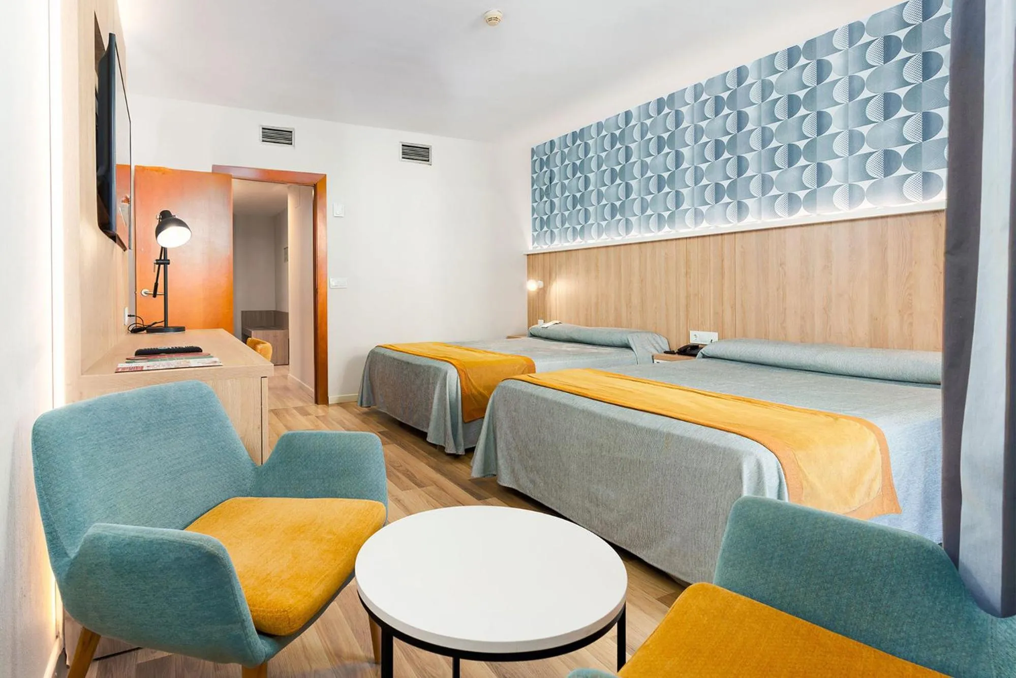 Bedroom in Peñiscola Plaza Suites