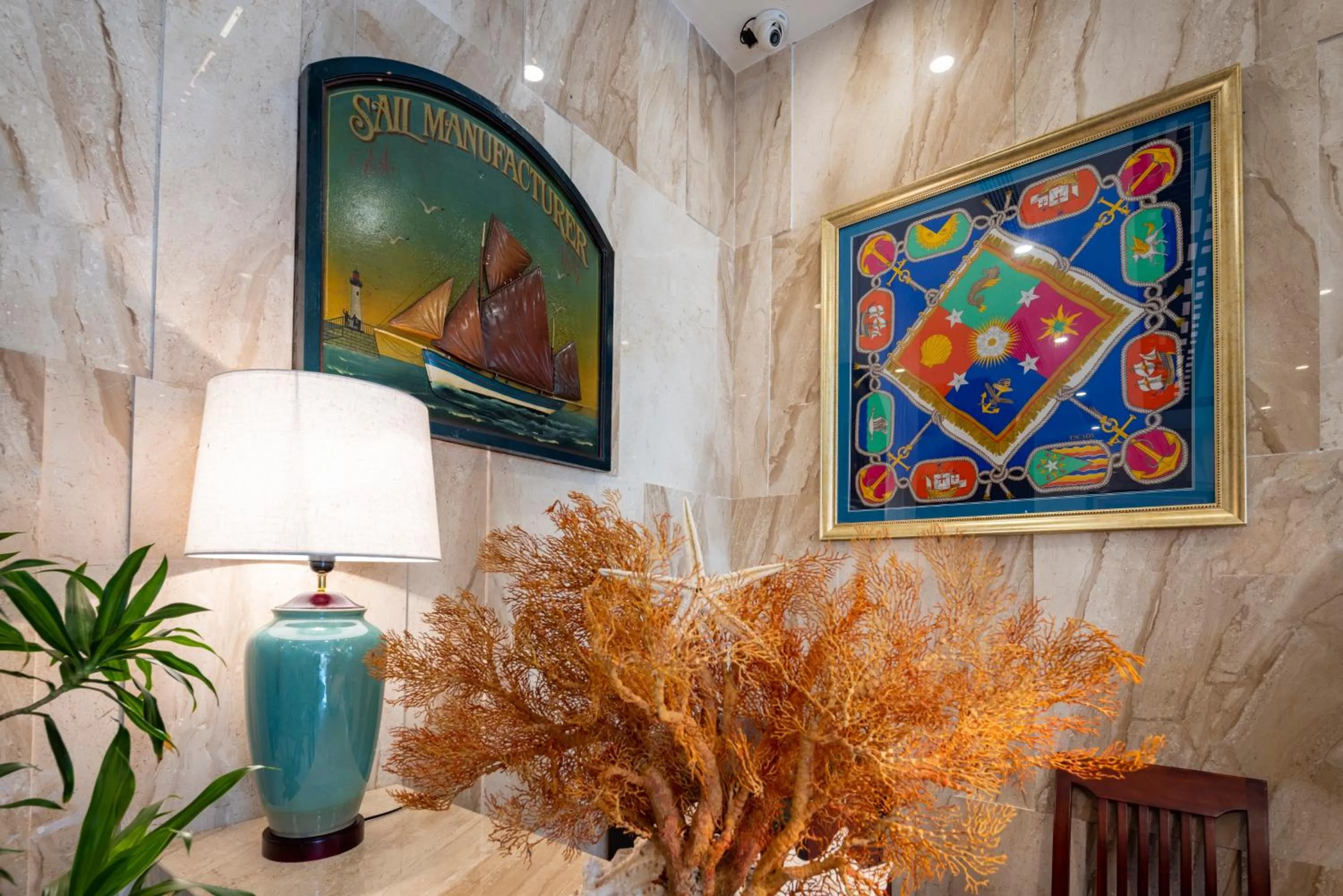 Decorative detail in DB Hotel Nha Trang