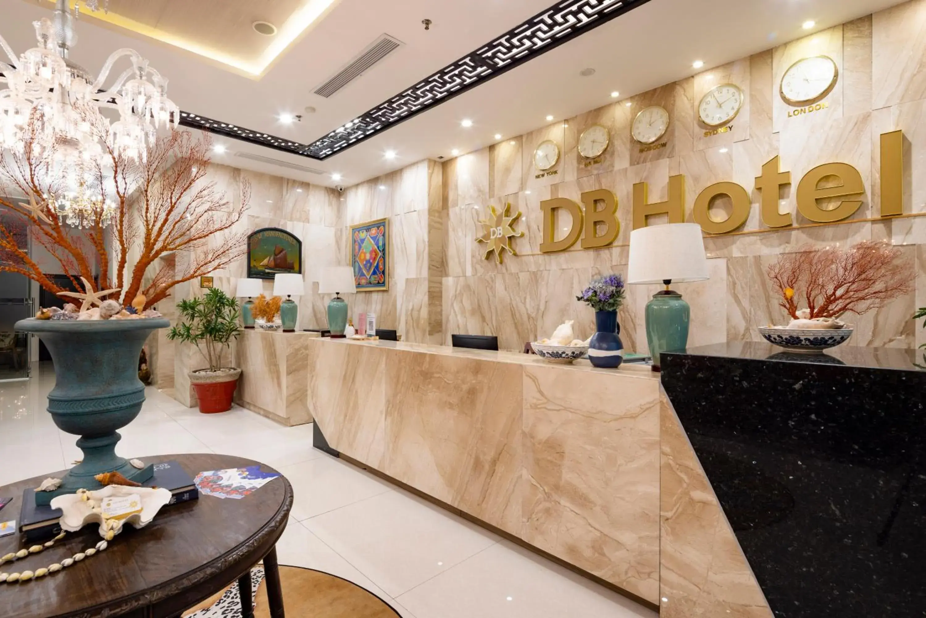 Lobby or reception in DB Hotel Nha Trang Lobby or reception in DB Hotel Nha Trang