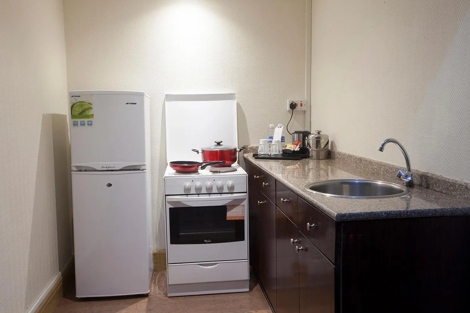 Kitchen or kitchenette in HAFFA HOUSE HOTEL