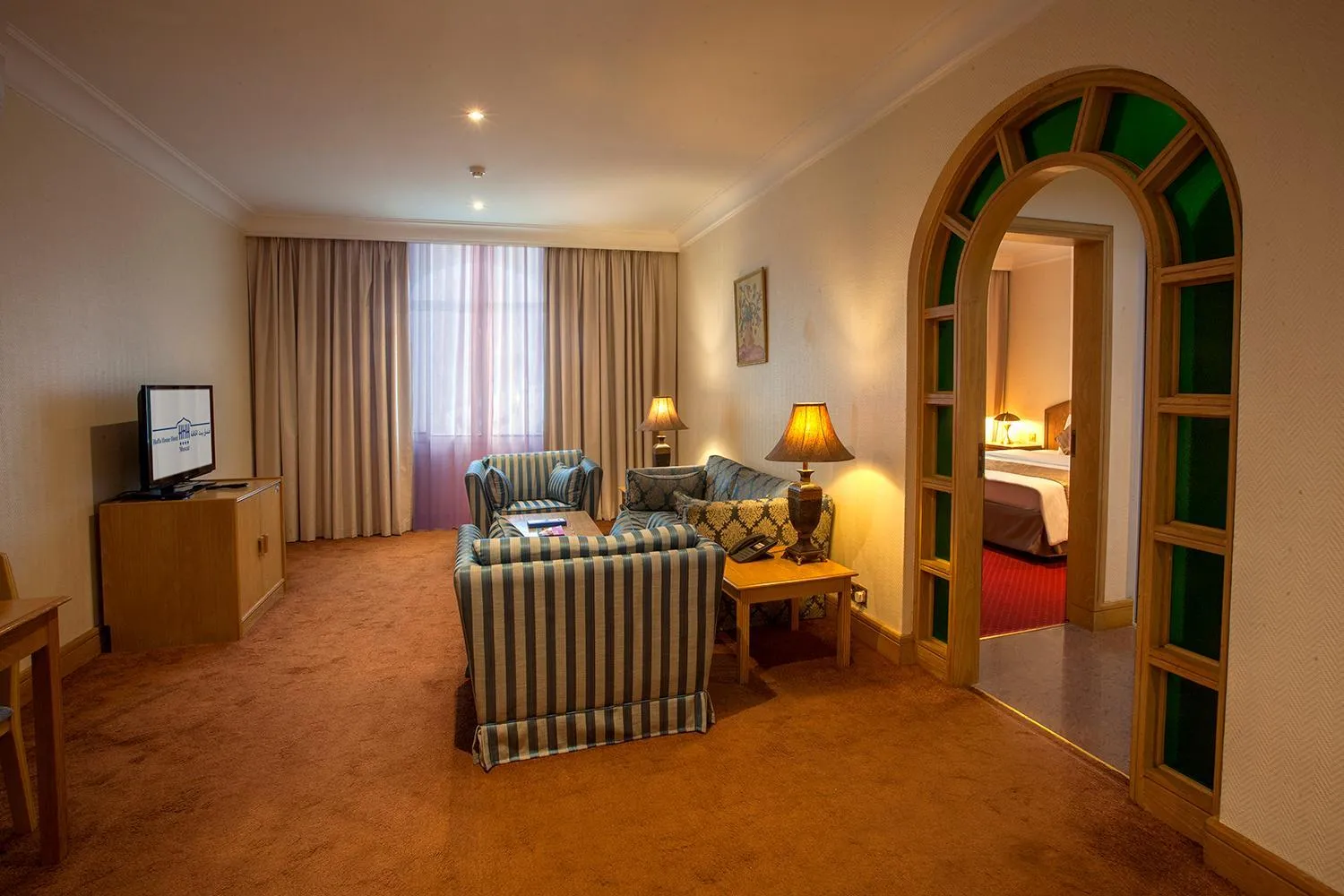 Bed in HAFFA HOUSE HOTEL