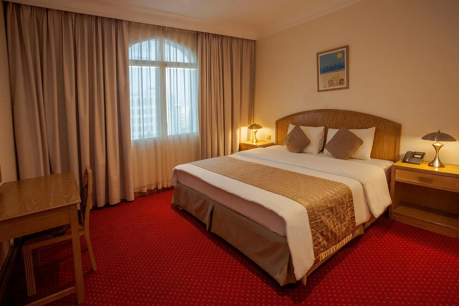 Bed in HAFFA HOUSE HOTEL