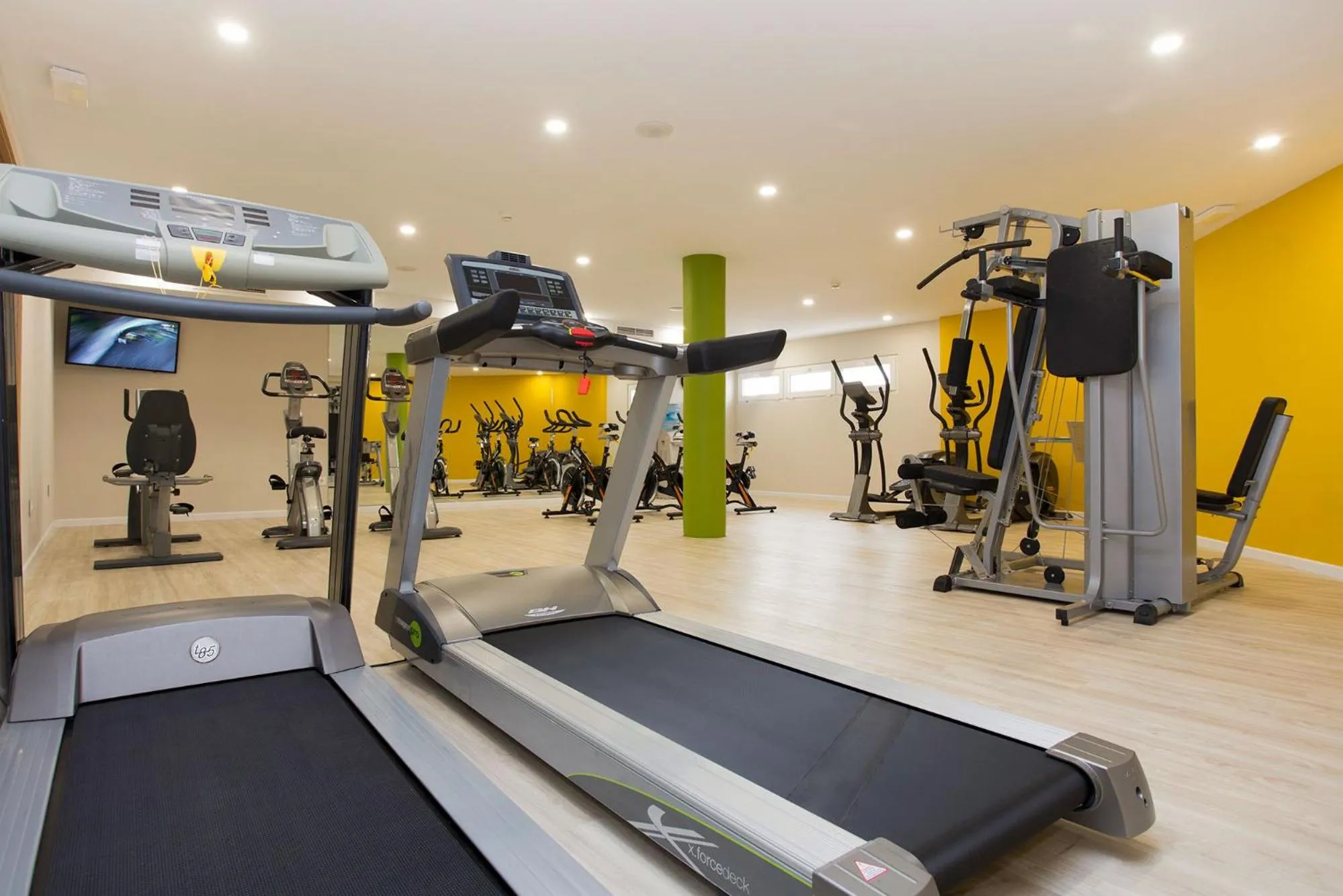 Fitness centre/facilities in Aparthotel Acuasol