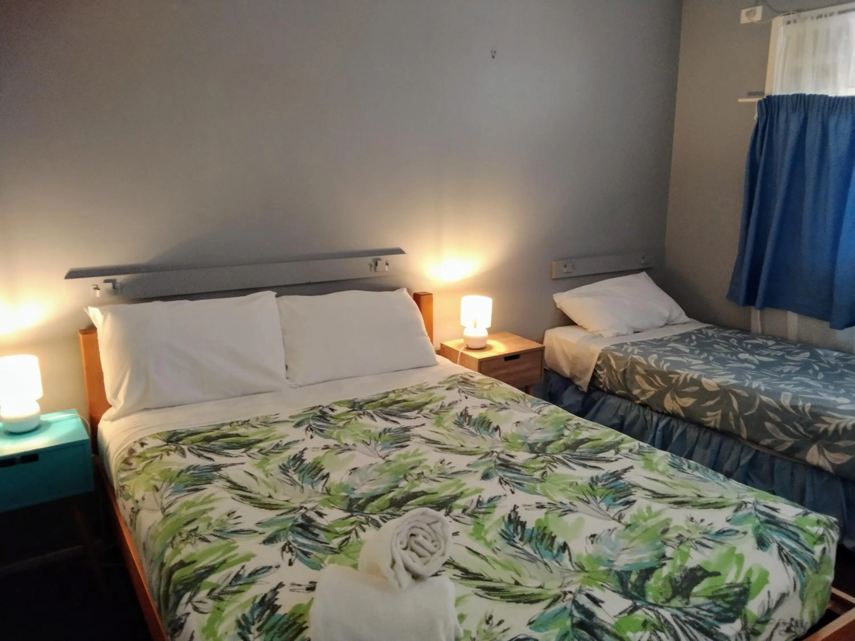 Bed in Bargara Beach Motor Inn budget accommodation pet friendly on application