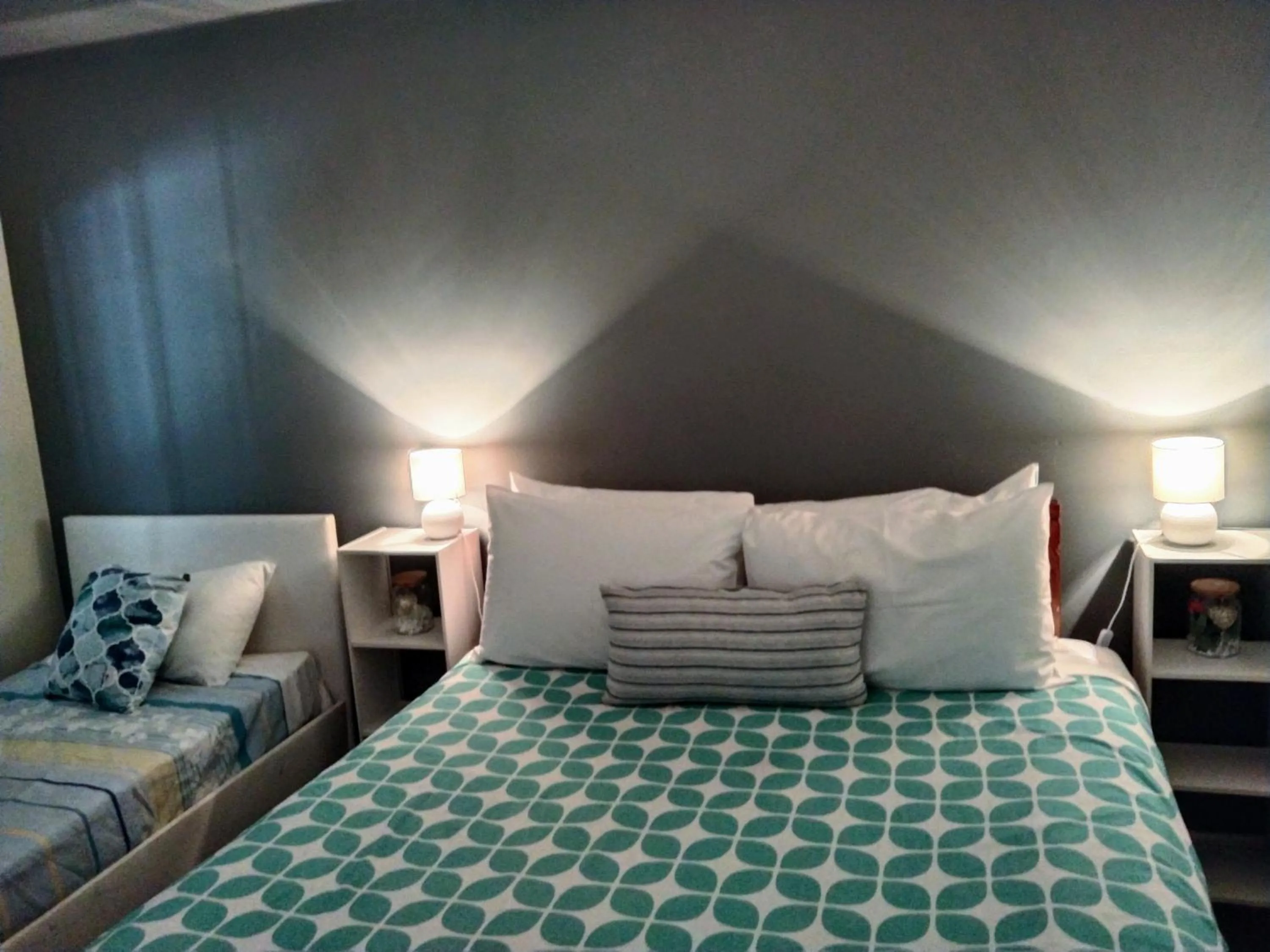 Bed in Bargara Beach Motor Inn budget accommodation pet friendly on application