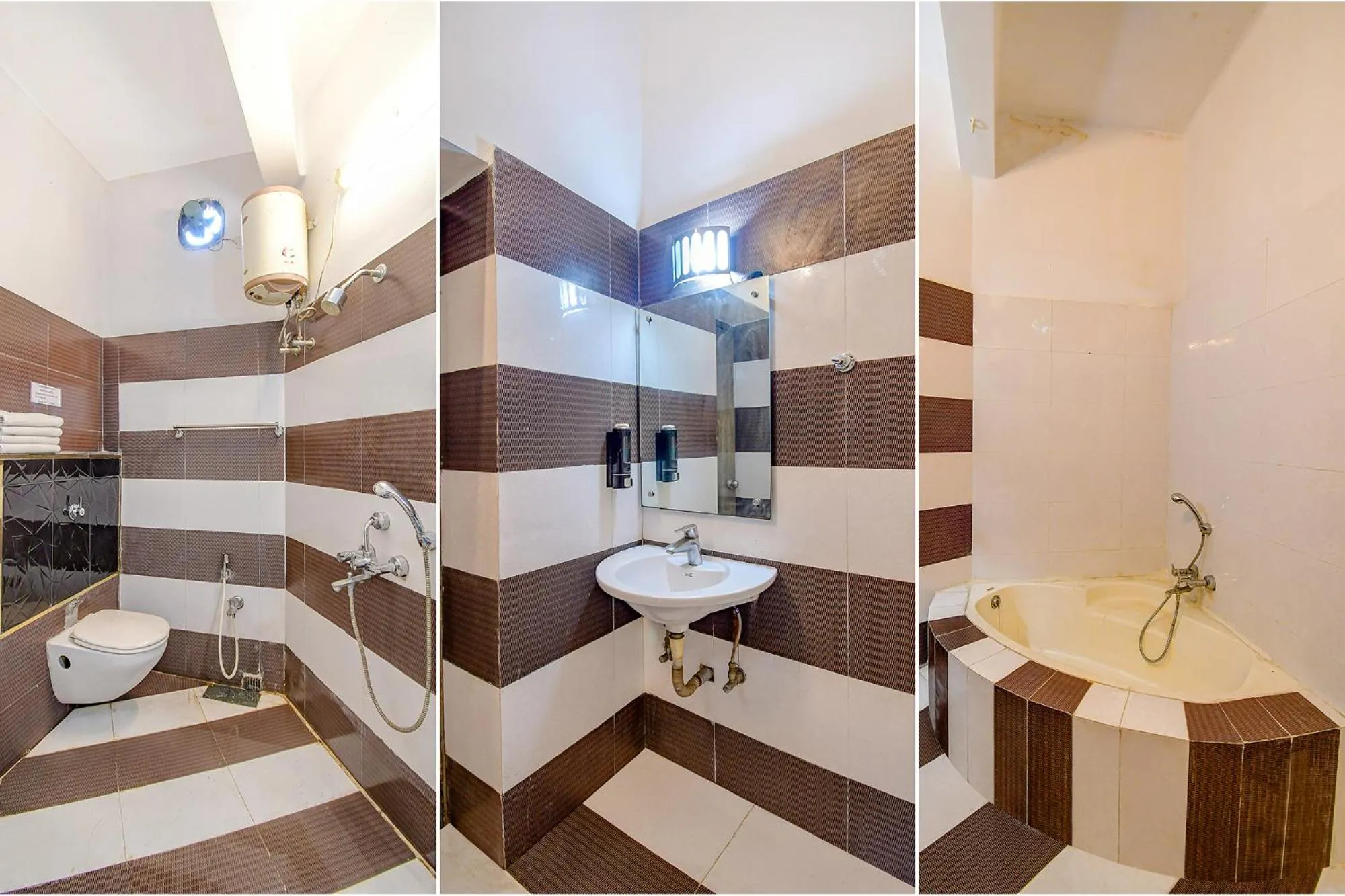 Bathroom in FabHotel Prime Rockstar Suites - Nr Park Circus 7 Point