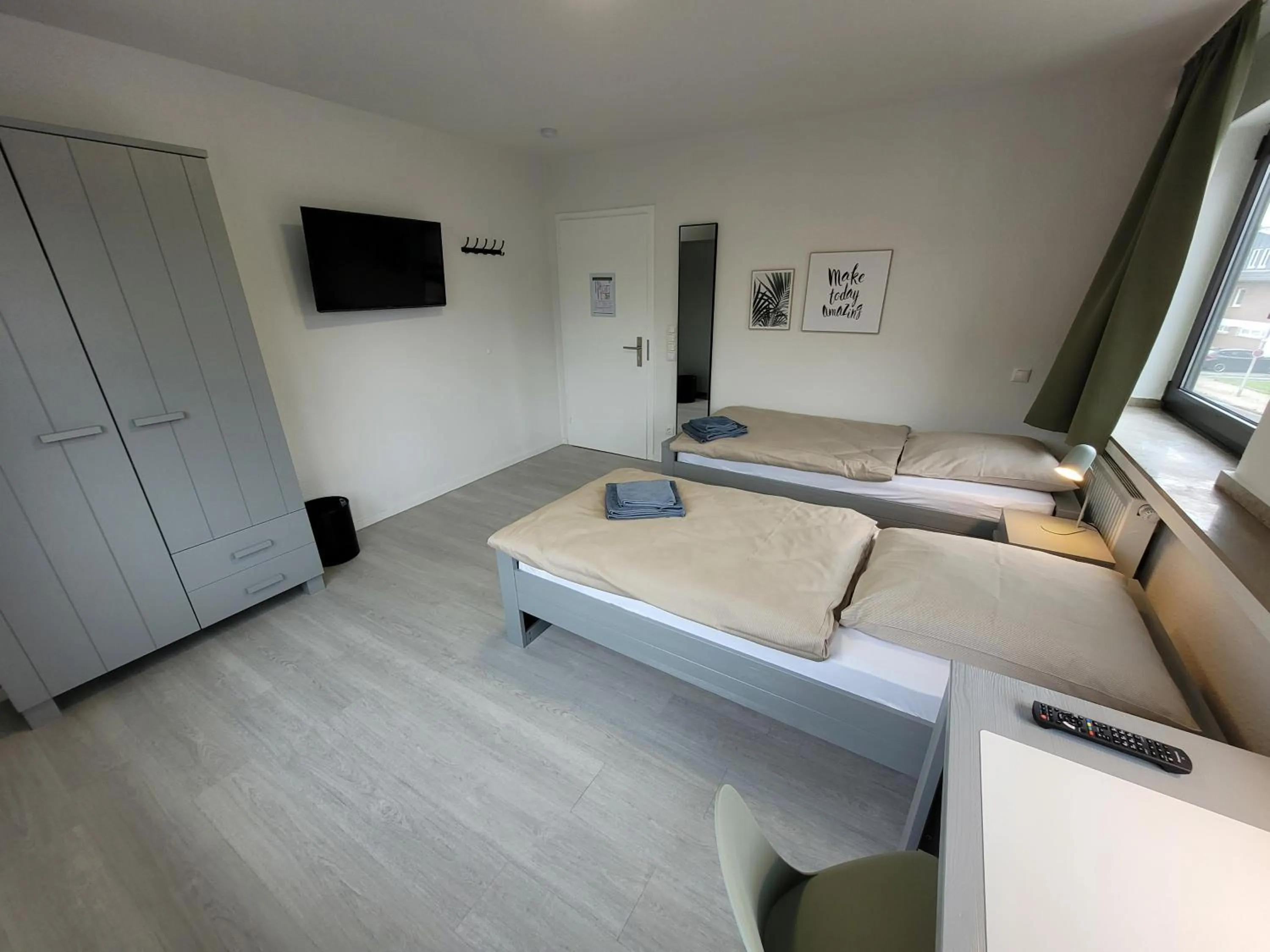 Bed in Guesthouse WI rooms