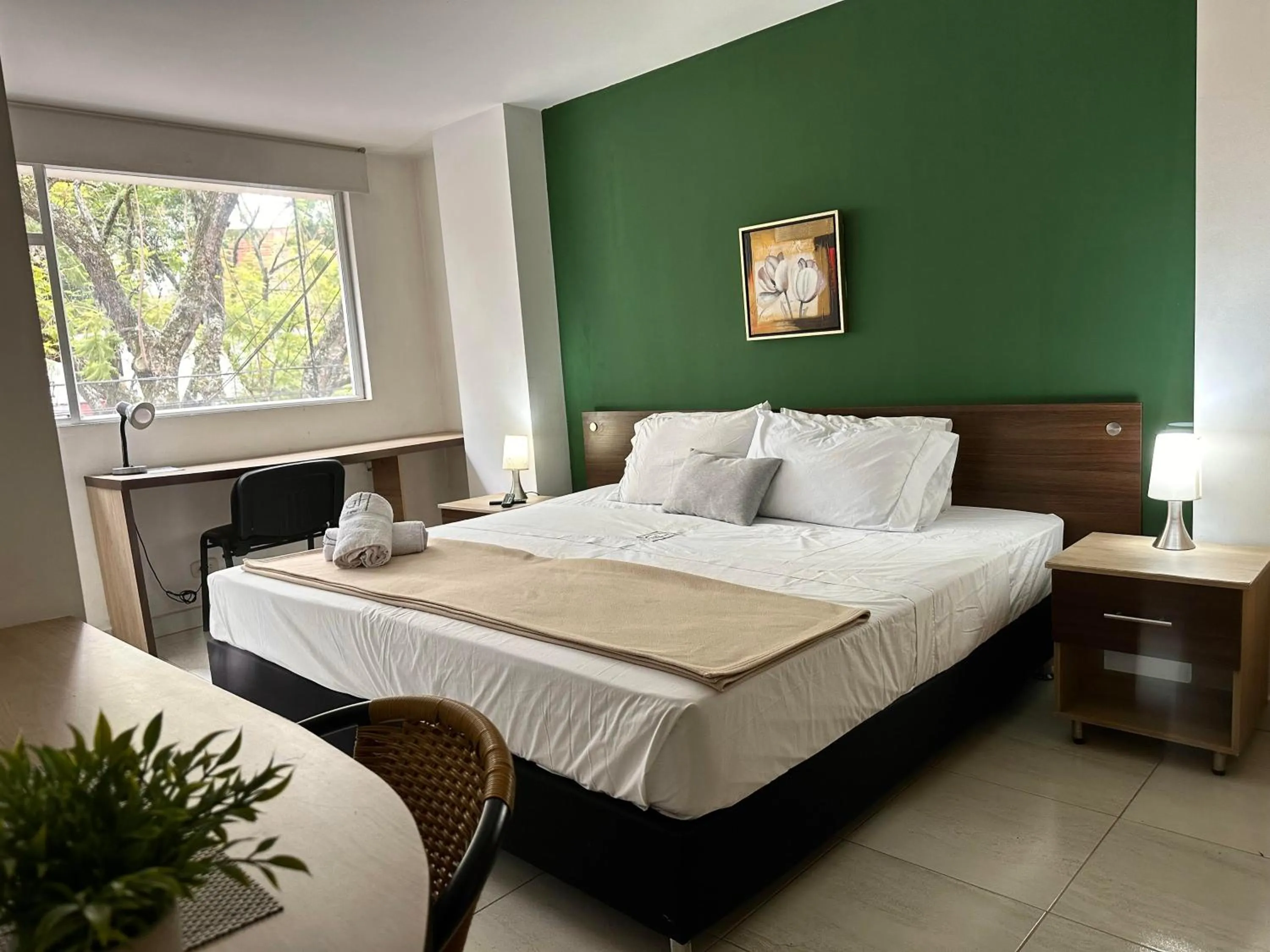 Decorative detail, Bed in Laureles Guest House LGH Hotel