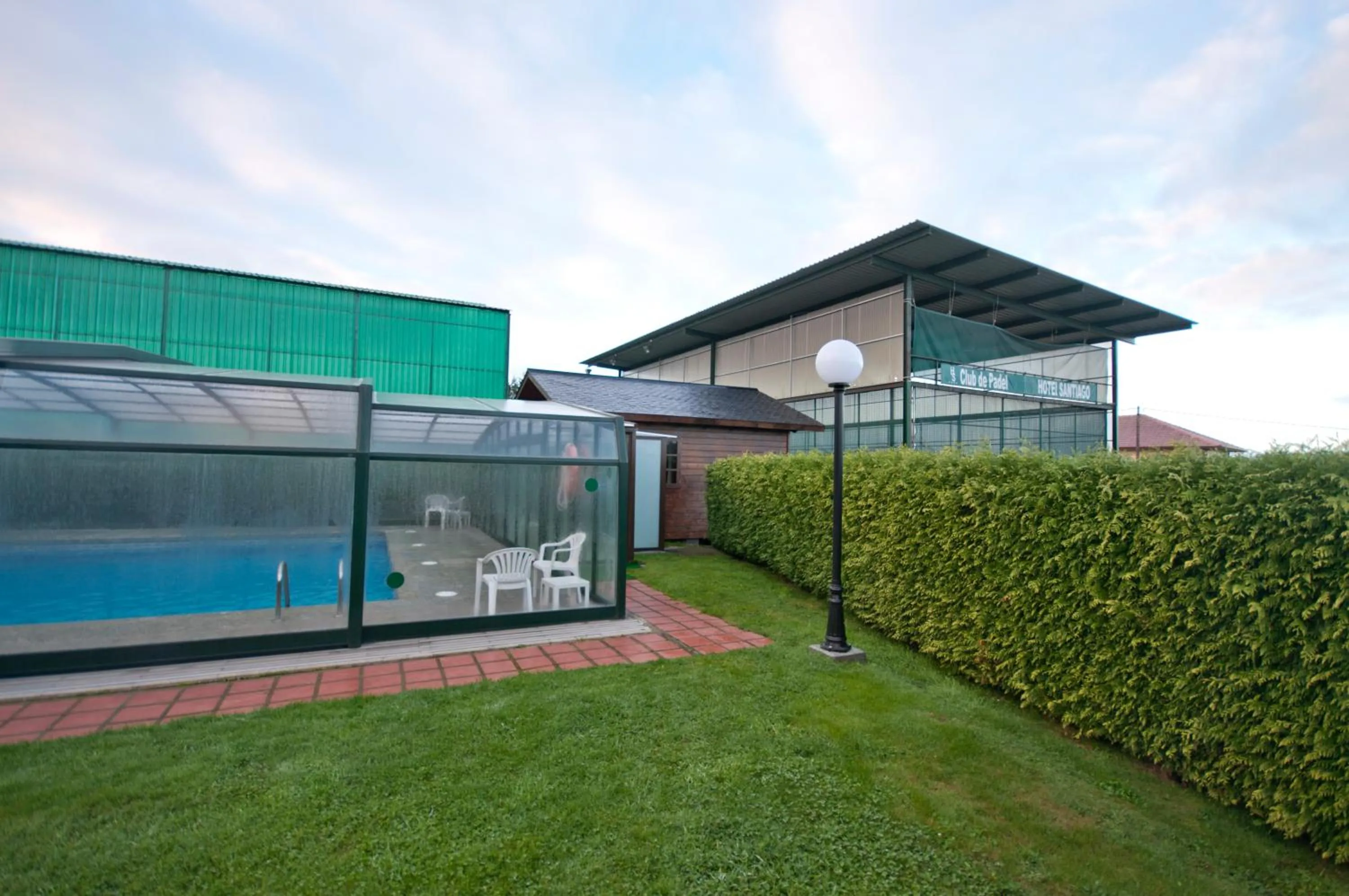 Swimming pool in Hotel Auditorio Santiago & Spa