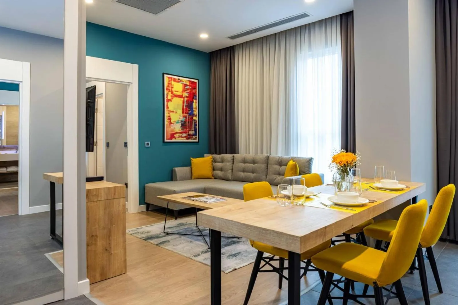 Kitchen or kitchenette in Days Inn & Suites by Wyndham Istanbul Esenyurt