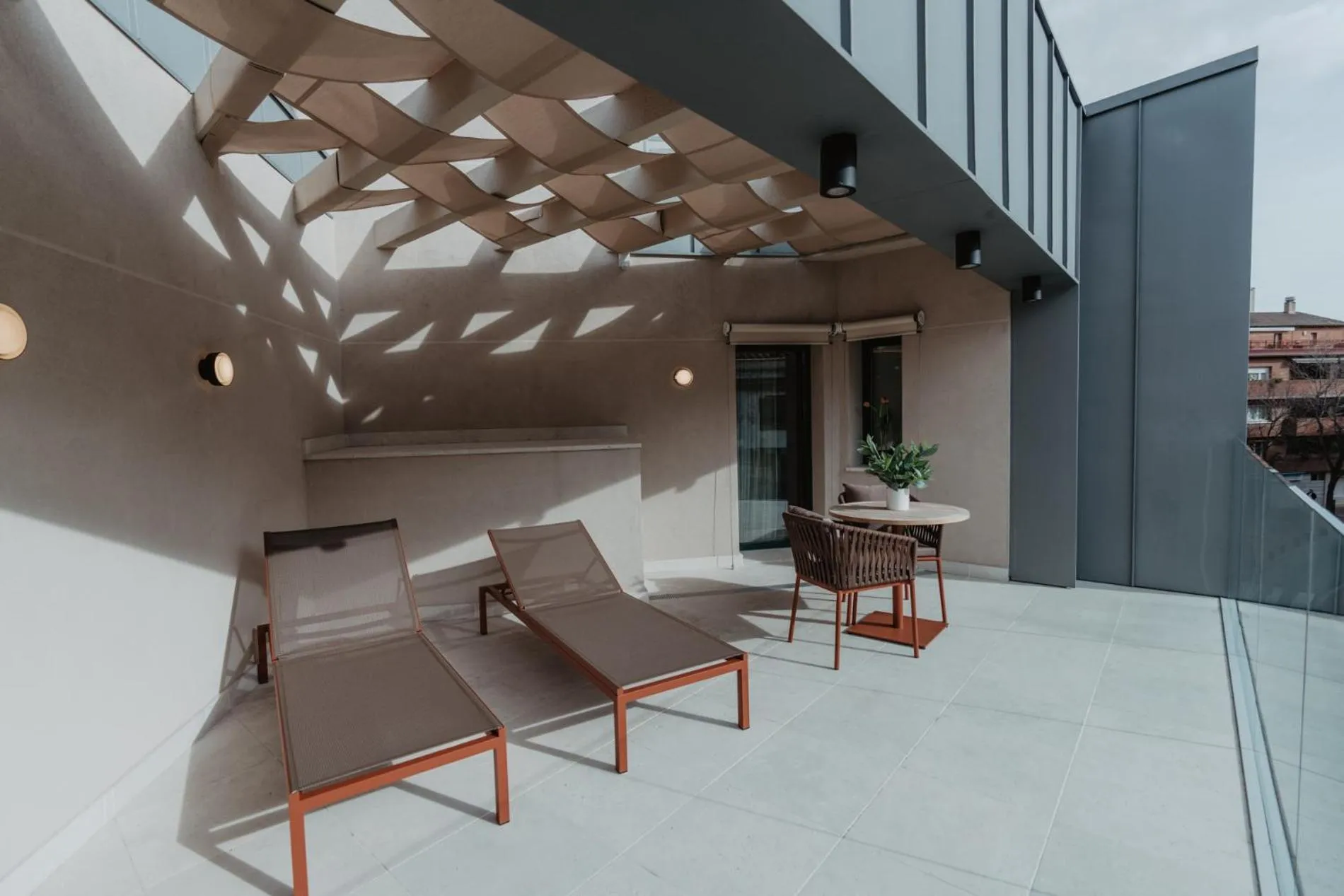 Patio in Hotel Petit Luxe