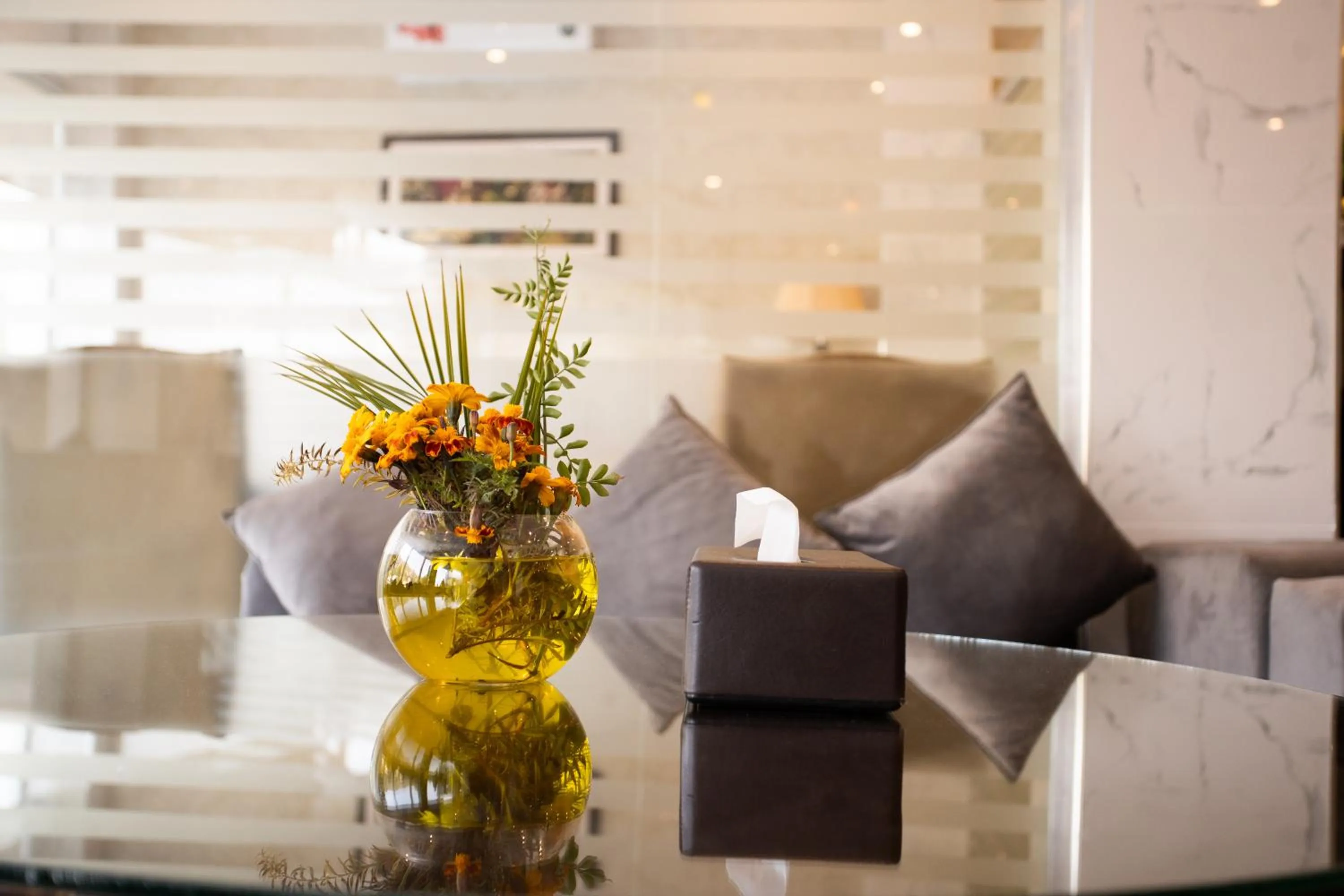 Decorative detail in Hotel One Swat