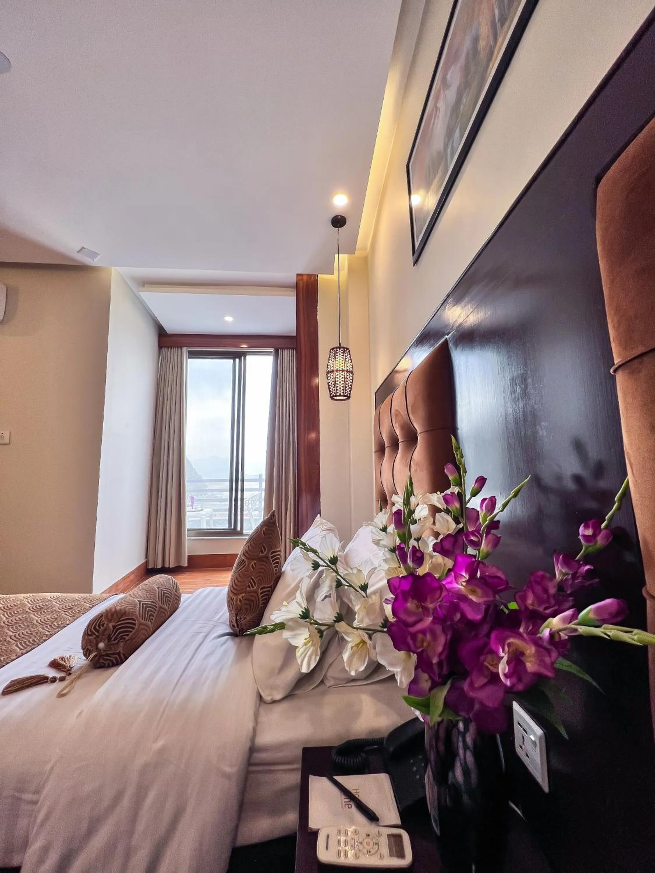 Bed in Hotel One Swat