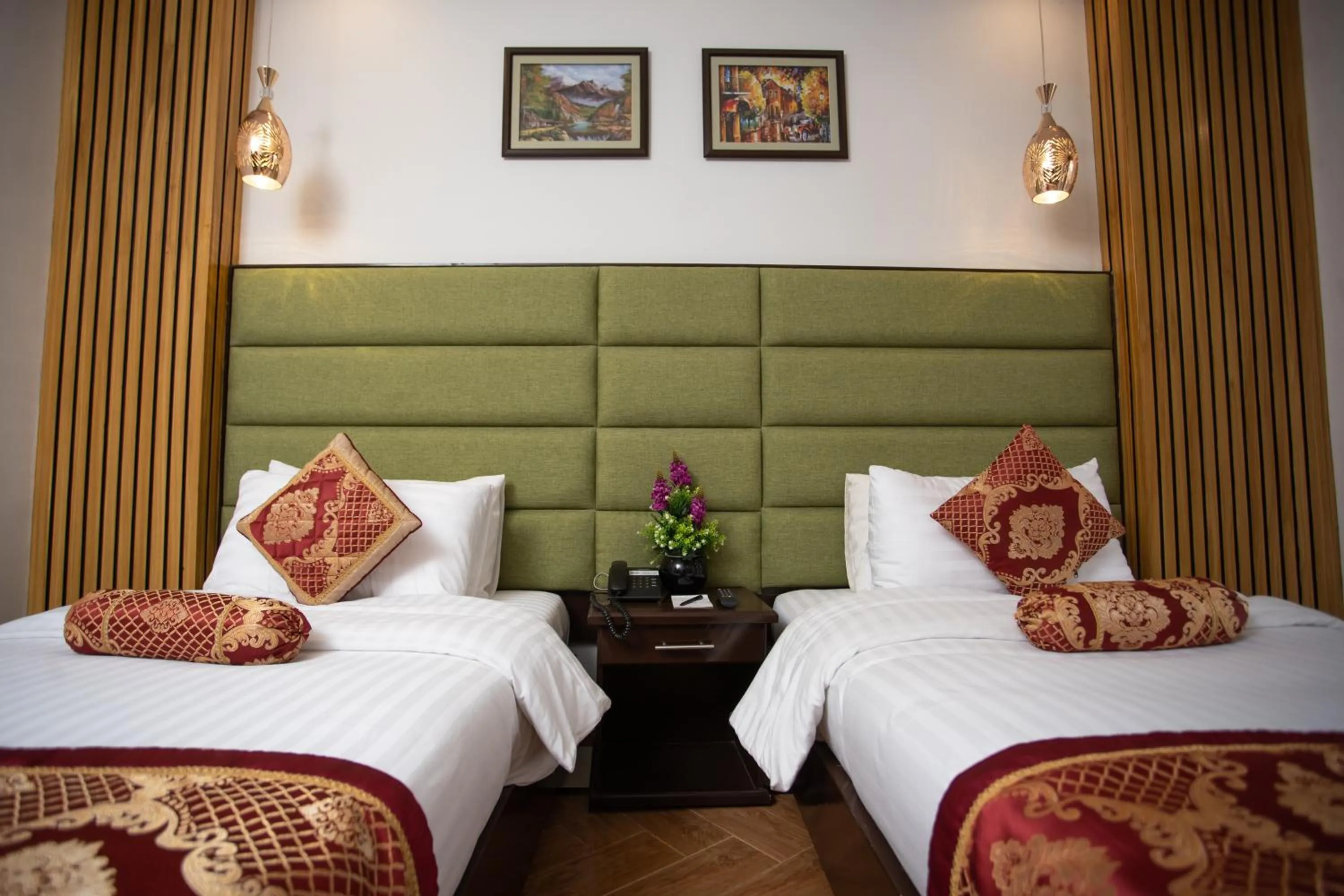 Bed in Hotel One Swat