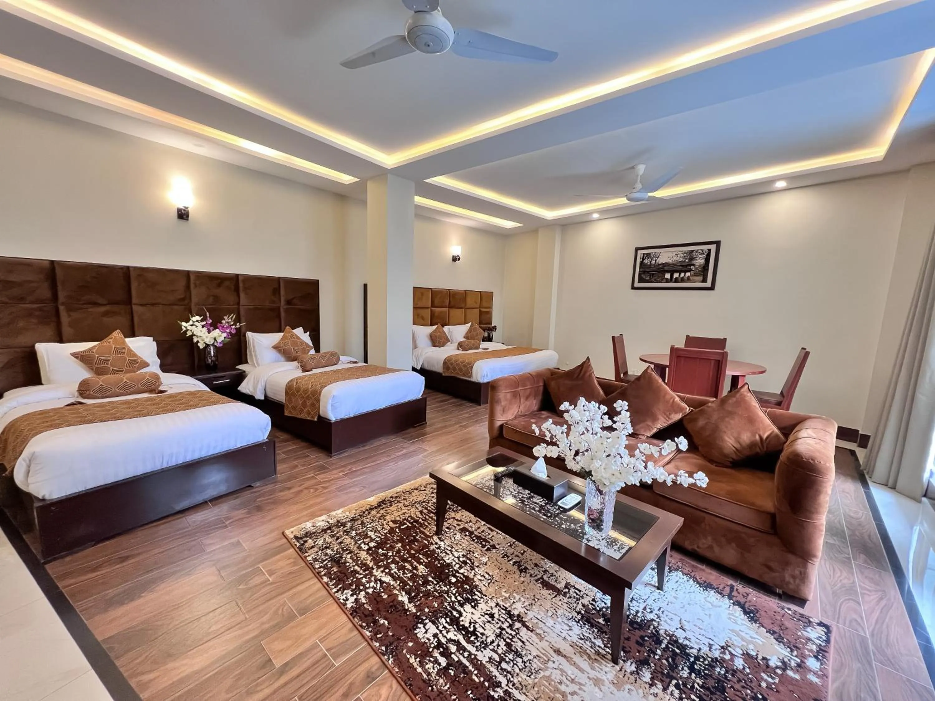 Photo of the whole room, Bed in Hotel One Swat