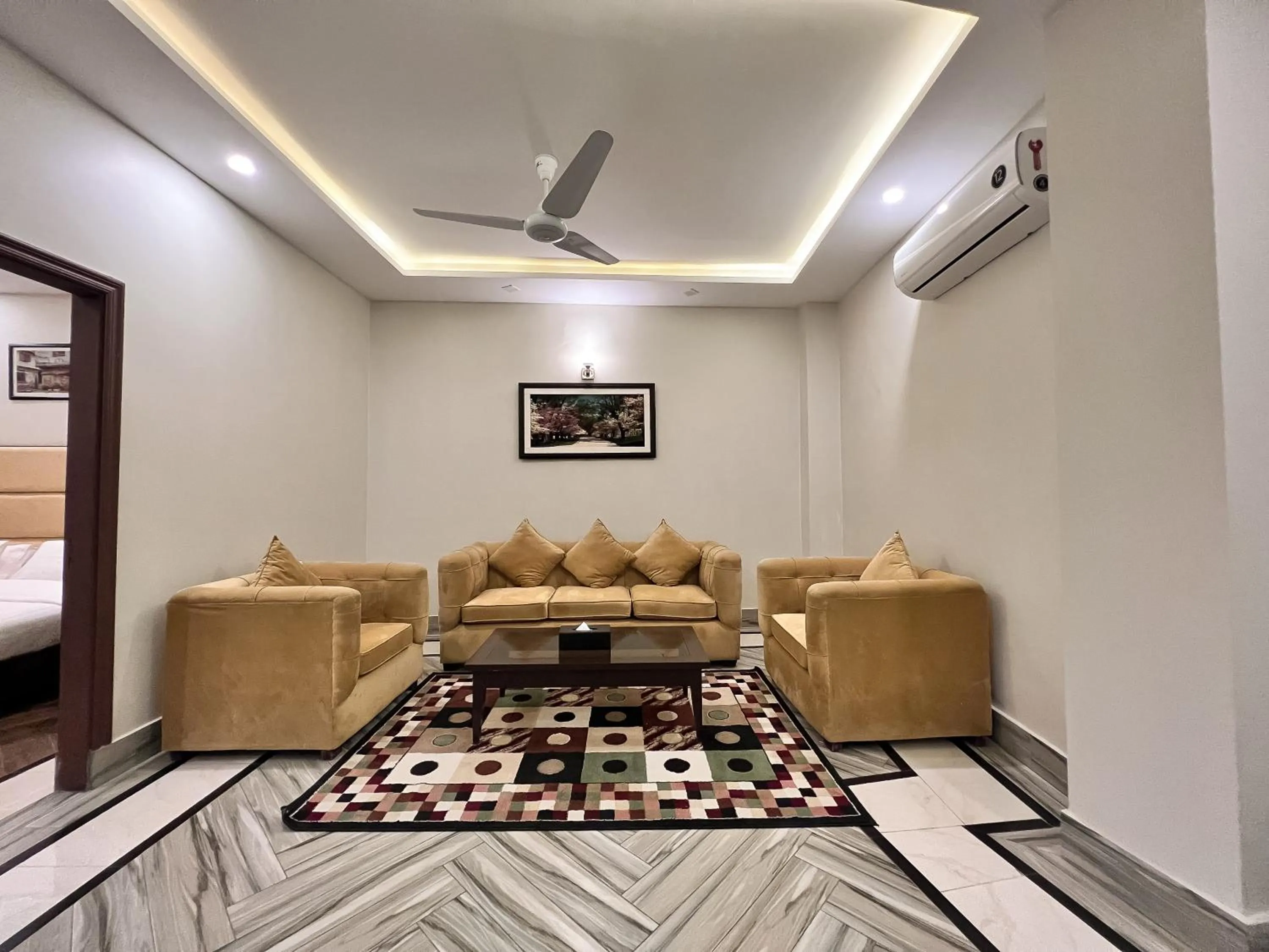 Living room in Hotel One Swat