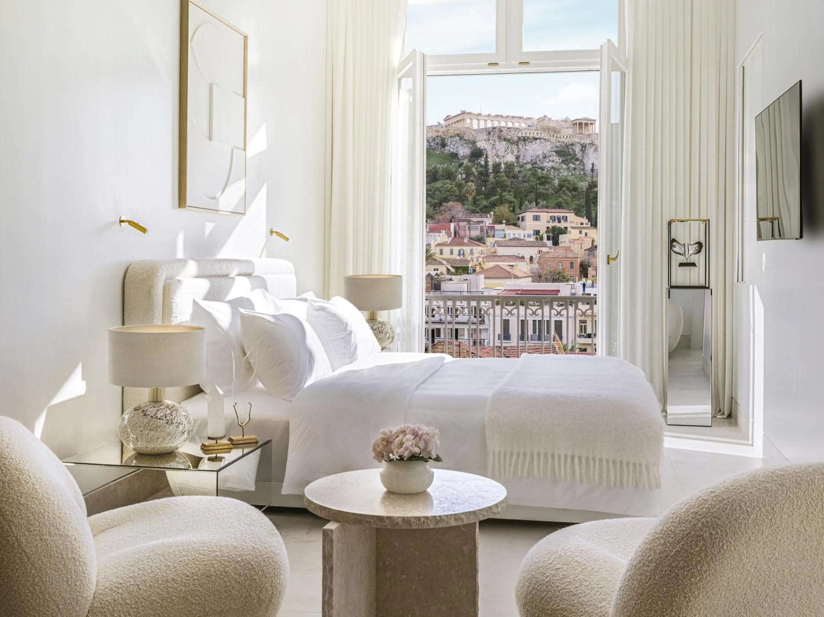 Bed in The Dolli at Acropolis, A Hotel to Live