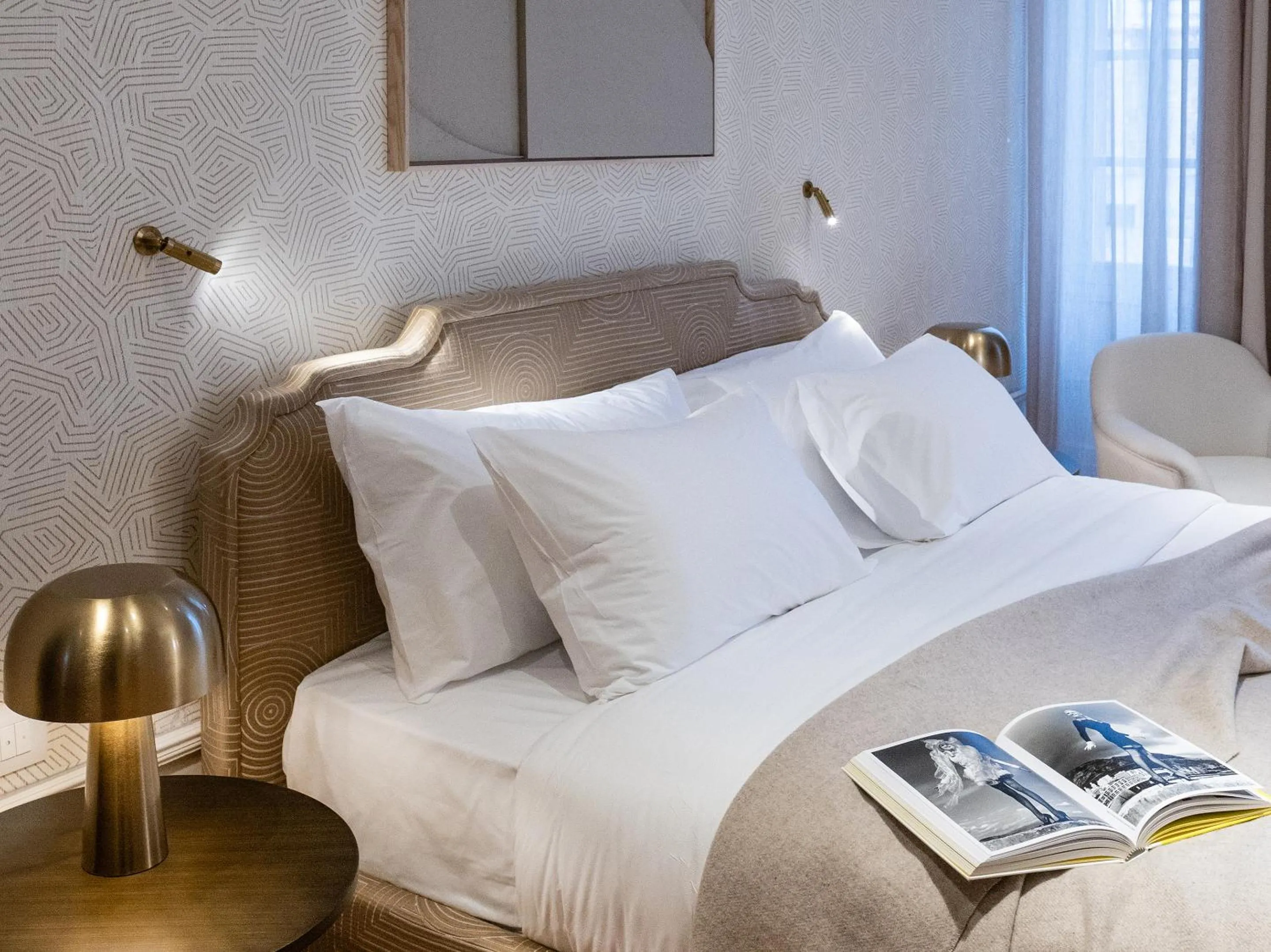 Bed in The Dolli at Acropolis, A Hotel to Live