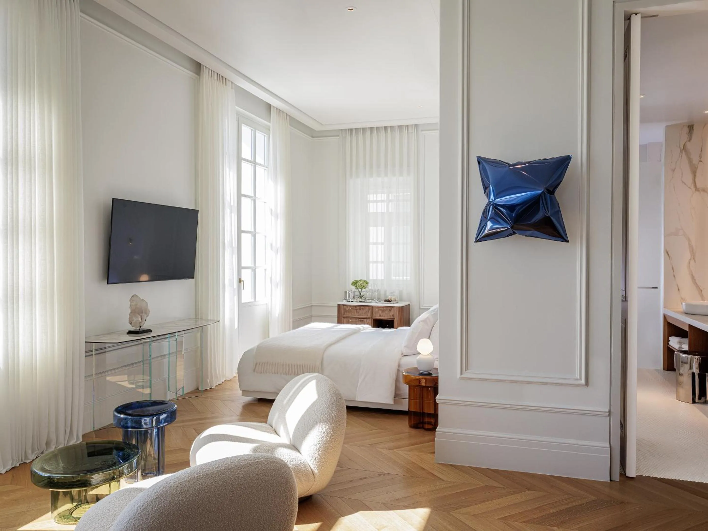 Bed in The Dolli at Acropolis, A Hotel to Live