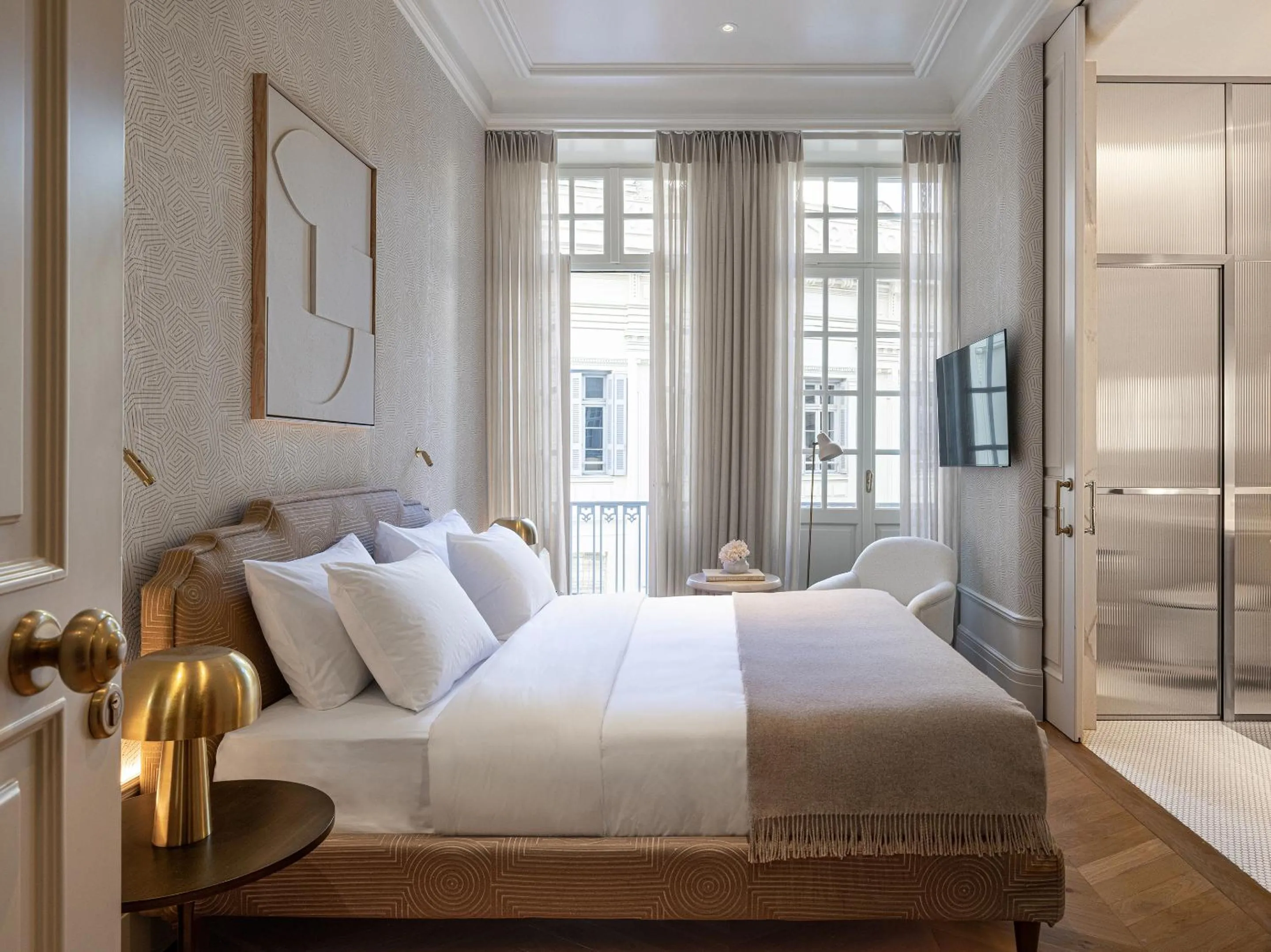 Bed in The Dolli at Acropolis, A Hotel to Live