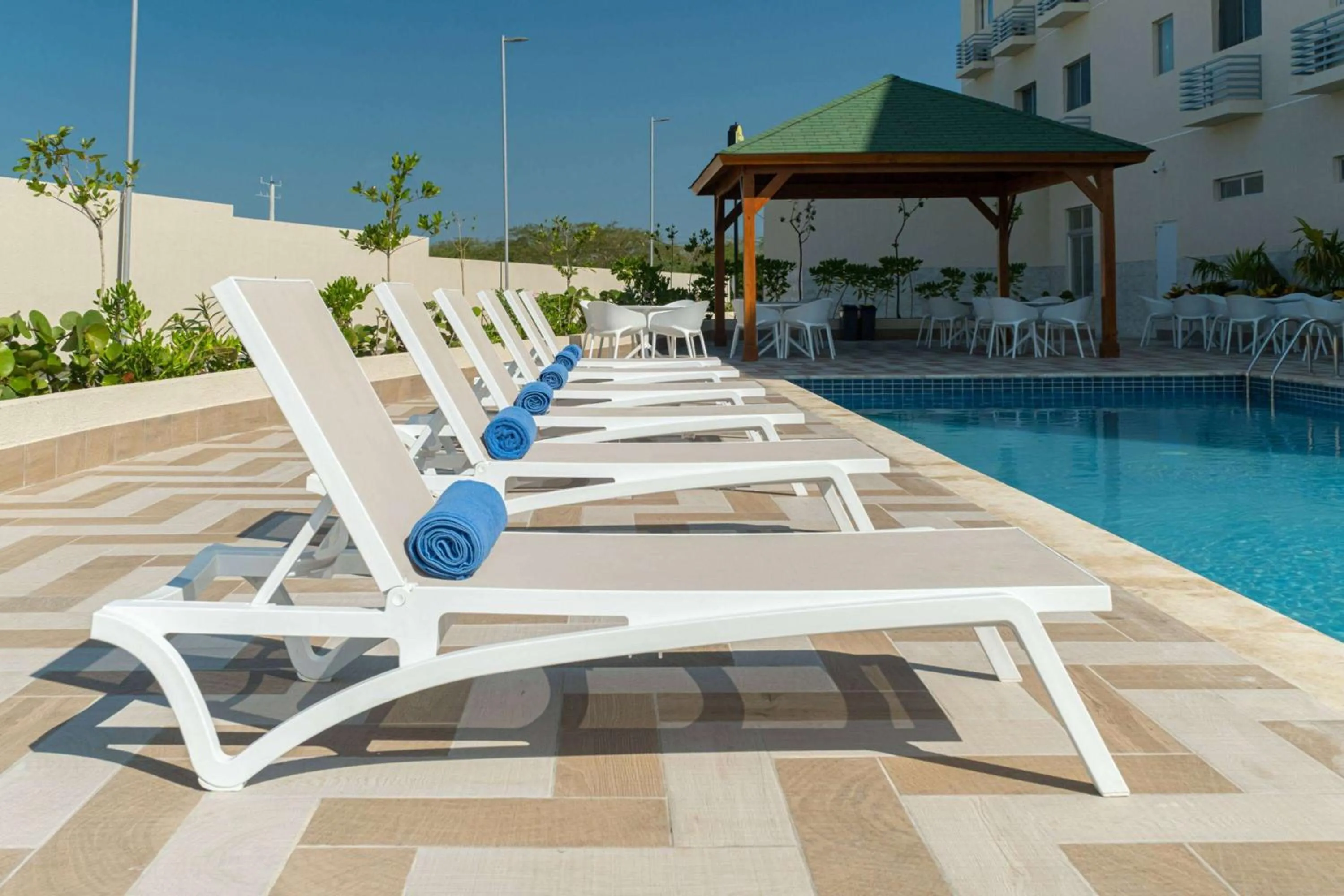 Pool view in Super 8 by Wyndham Manzanillo