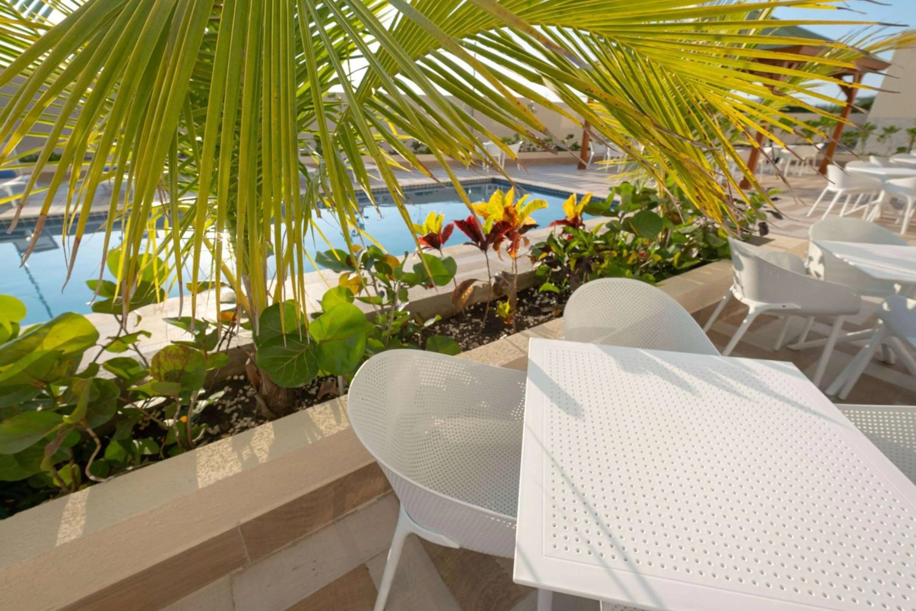 Pool view in Super 8 by Wyndham Manzanillo