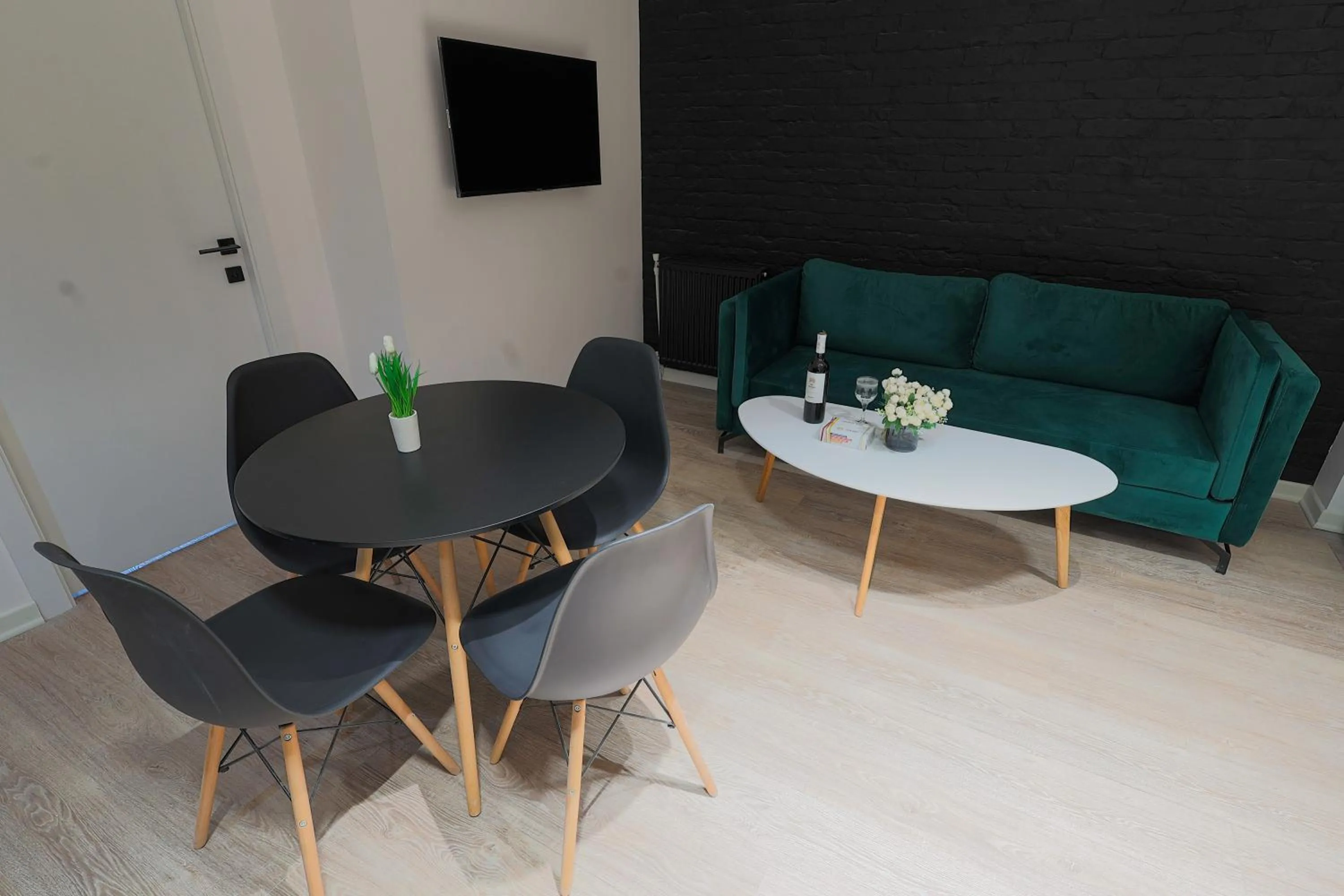 Living room in Welcome Republic Square Apartments