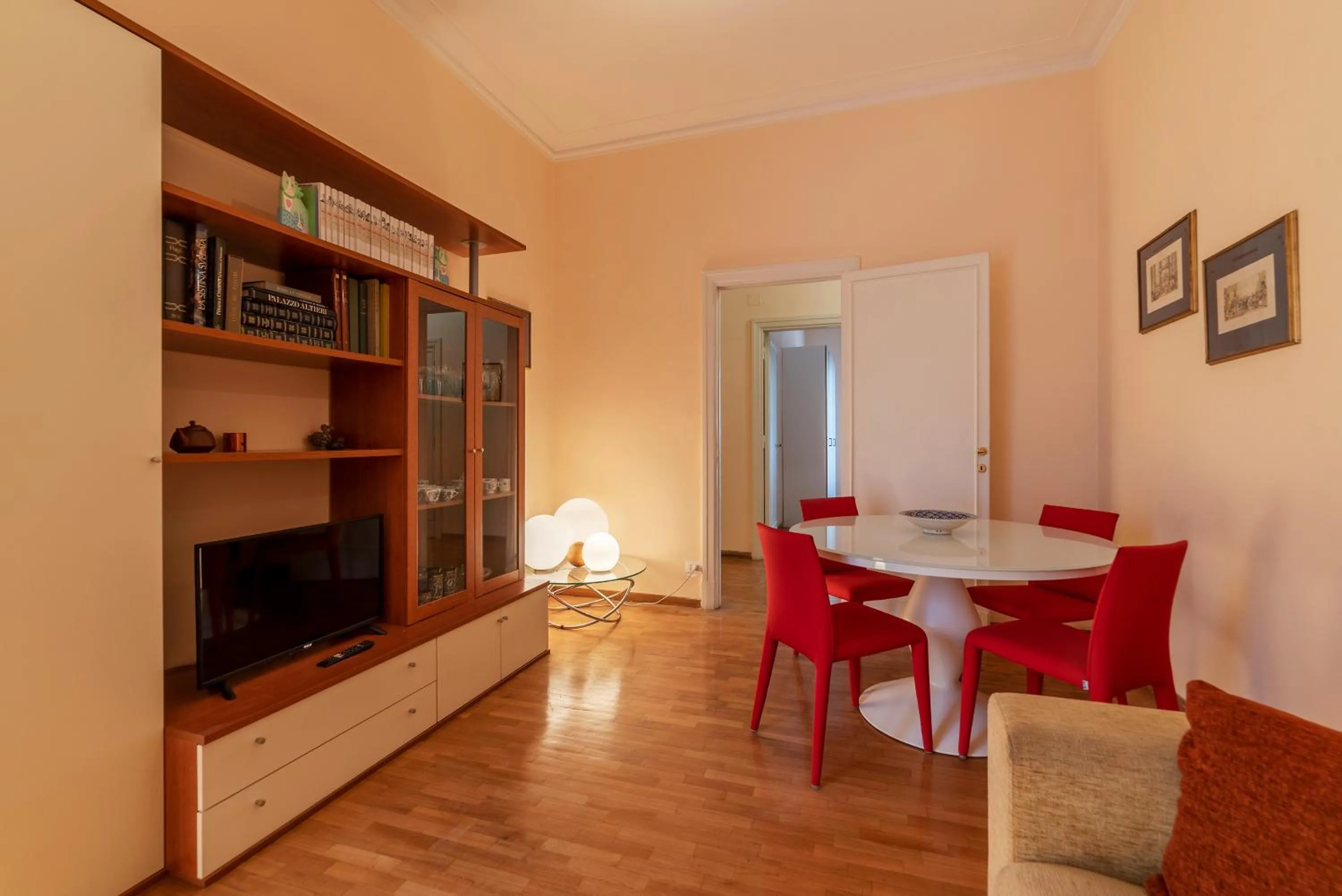 Living room in GuestHost - Piazza Mazzini & Stadio Olimpico Apartment