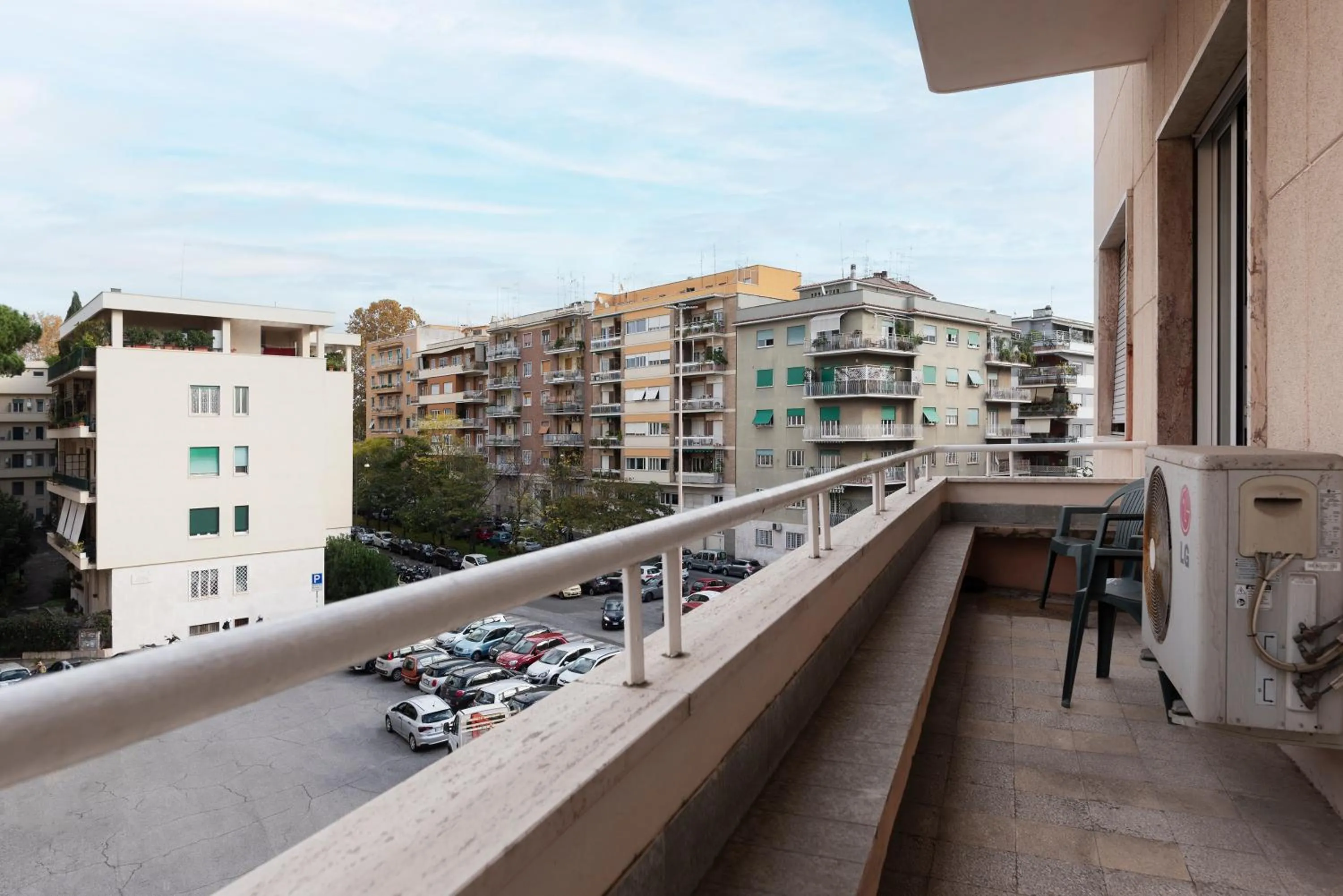 Balcony/Terrace in GuestHost - Piazza Mazzini & Stadio Olimpico Apartment