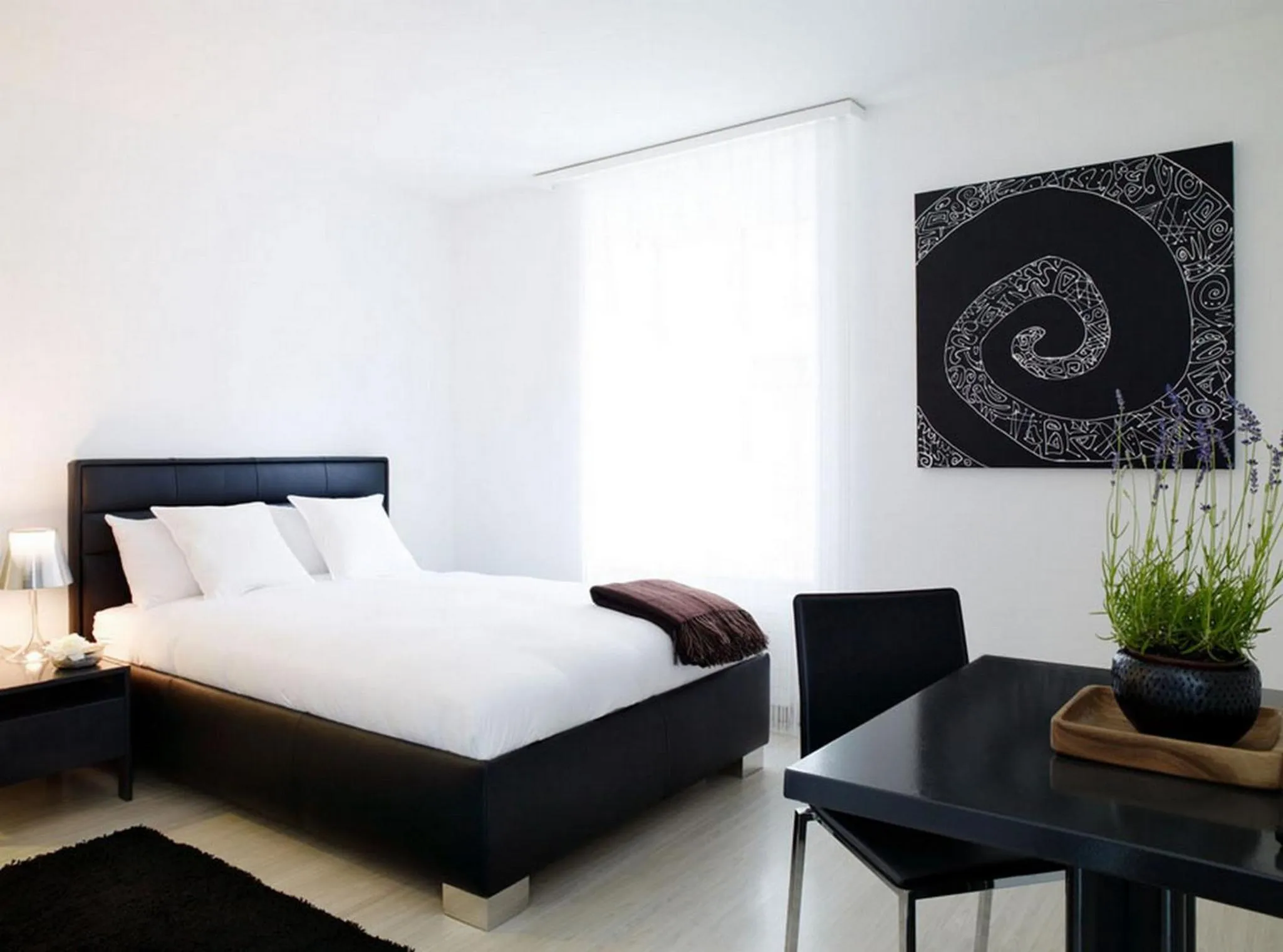 Bedroom, Bed in VISIONAPARTMENTS Cramerstrasse 8-12 - contactless check-in