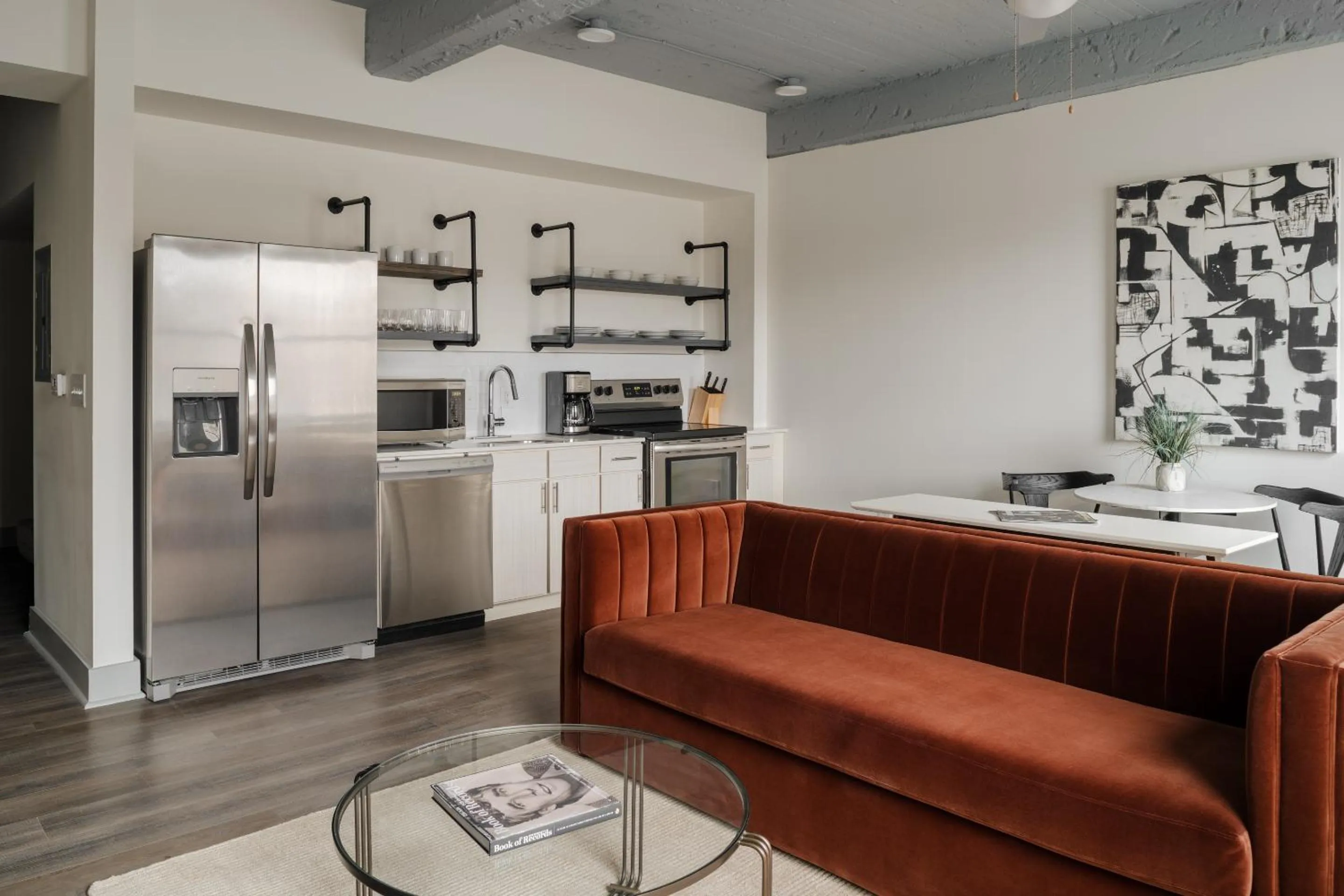 Living room in Kasa Capitol Hill Downtown Nashville