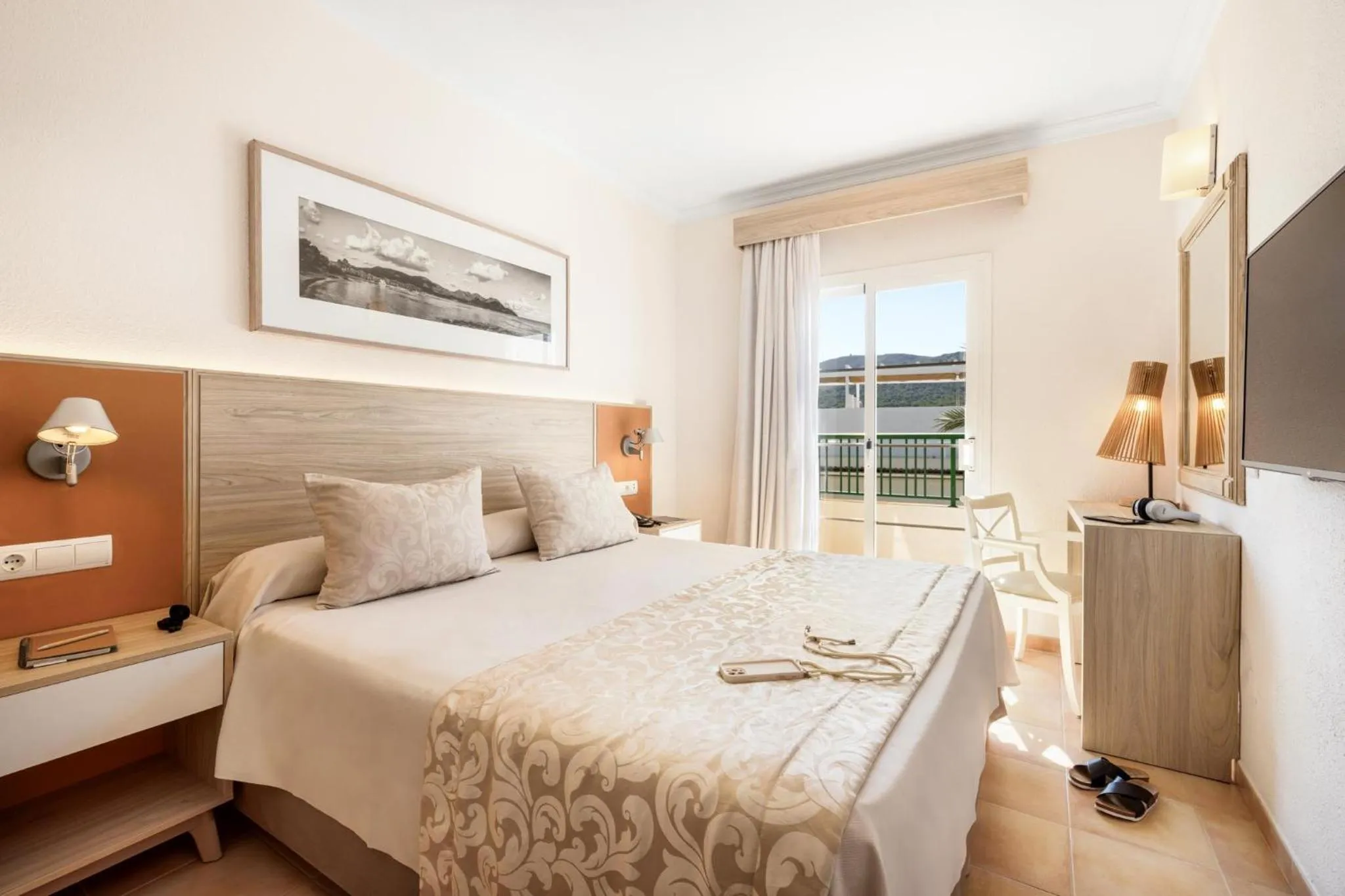 Bedroom, Bed in VIVA Cala Mesquida Resort & Spa