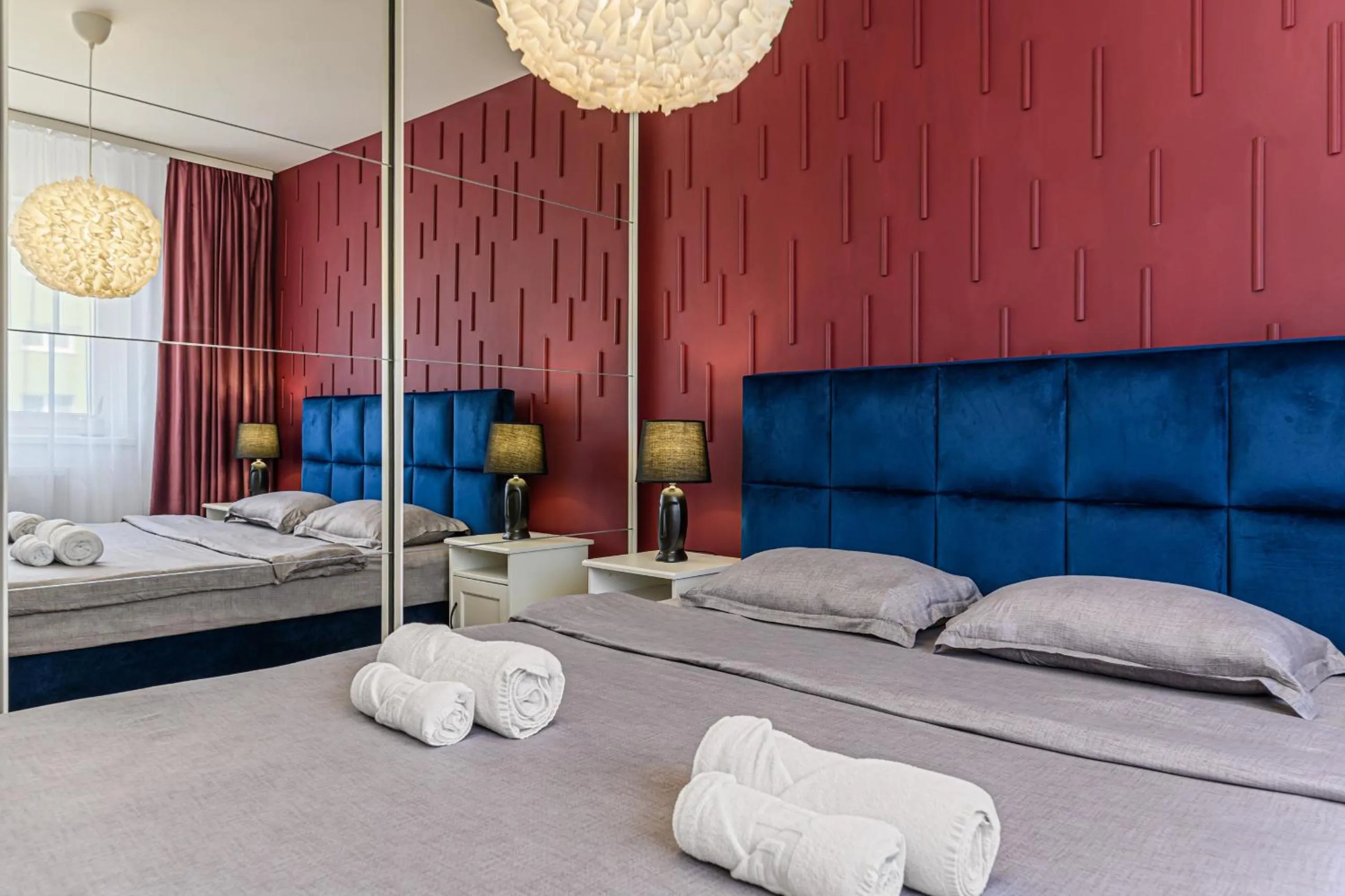 Bed in MoHost Blue Moon Apartments