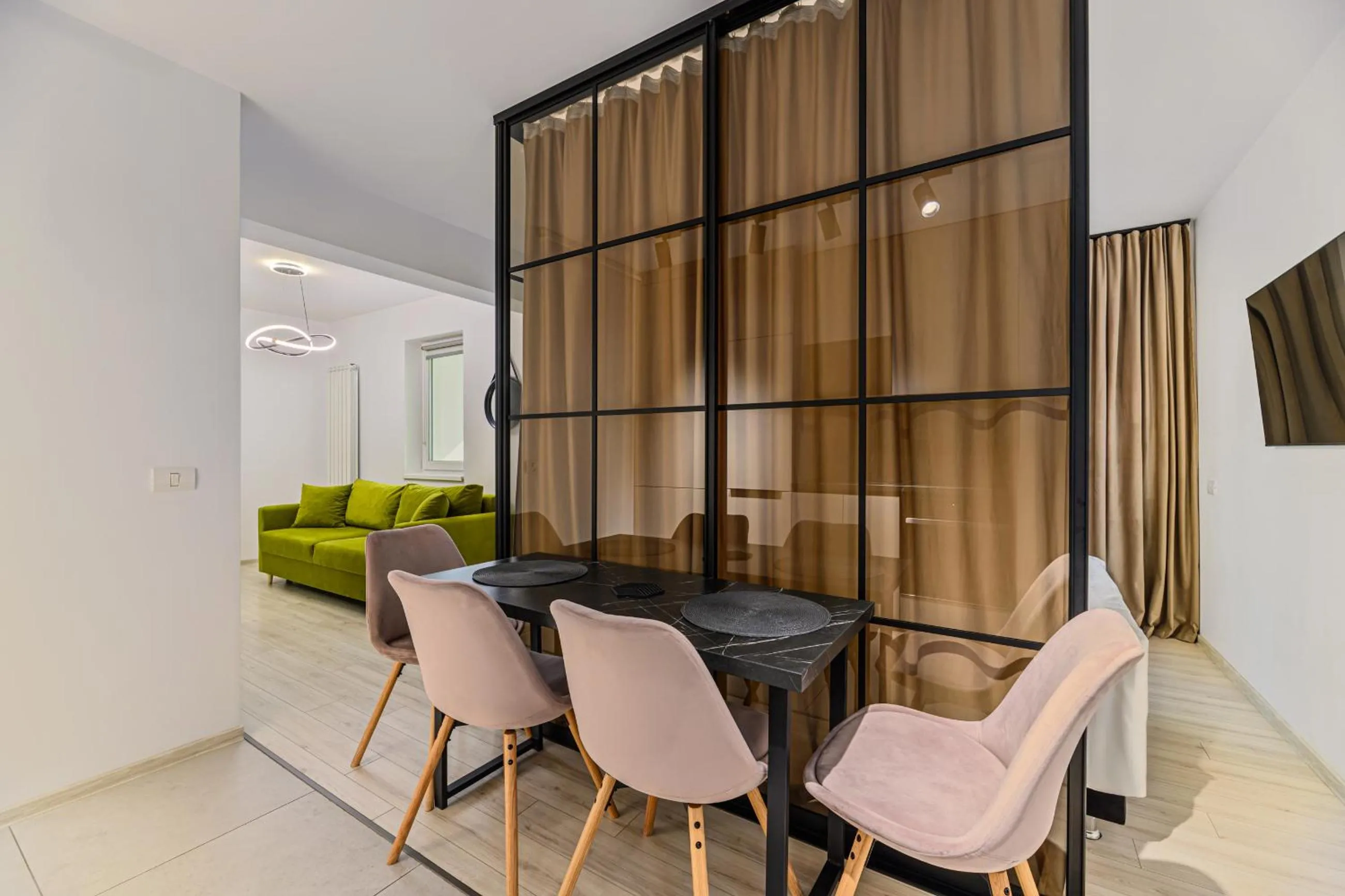 Seating area in MoHost Blue Moon Apartments
