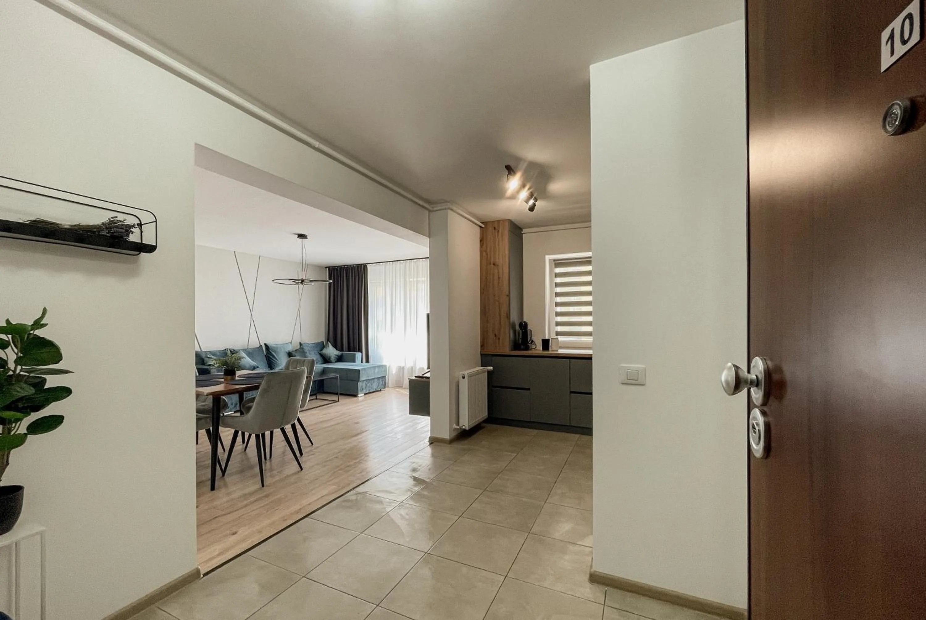 Kitchen or kitchenette in MoHost Blue Moon Apartments